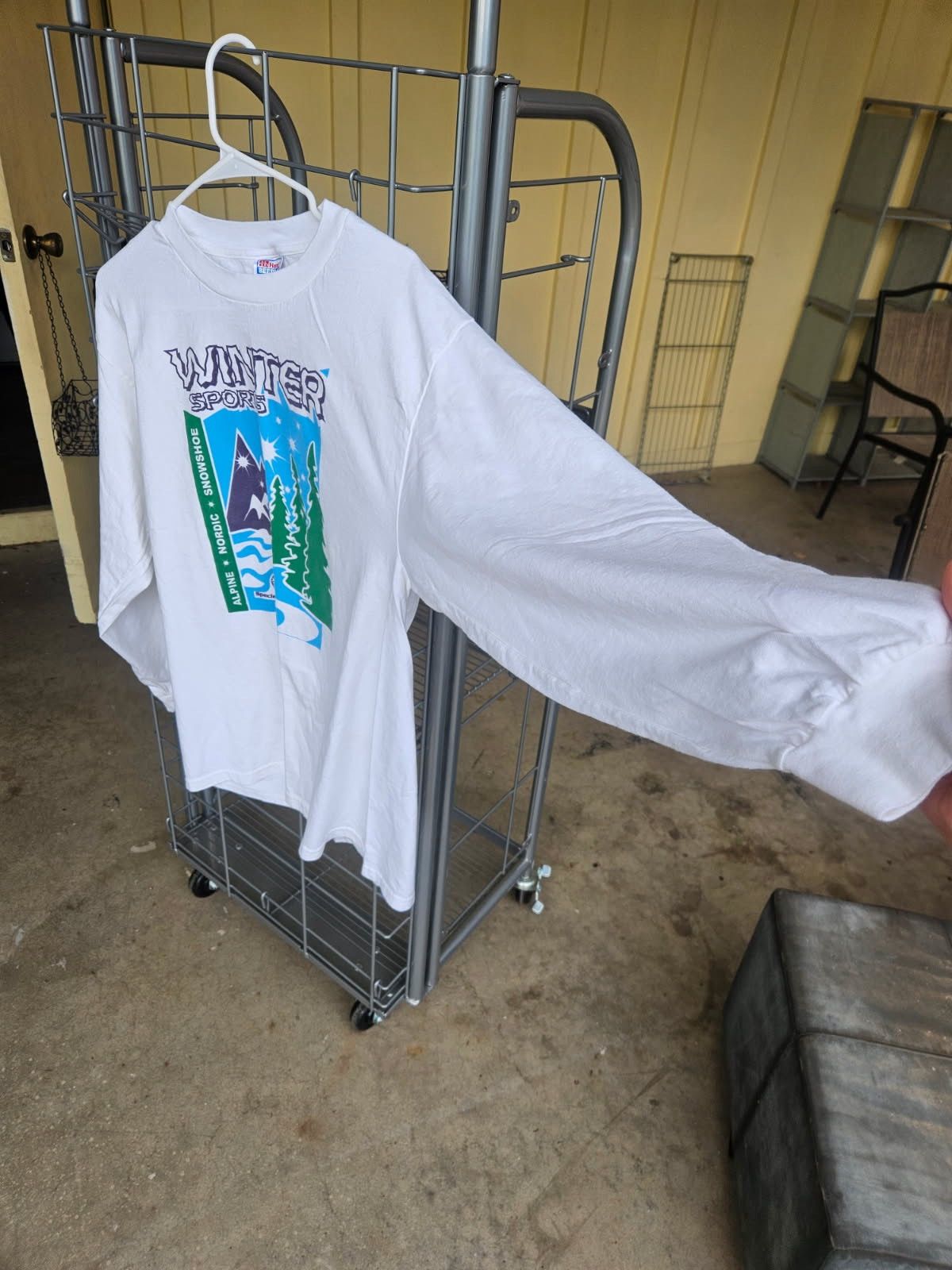 Hanes Special Winter Olympics Idaho Hanes Beefy Long Sleeve Tee Size US L / EU 52-54 / 3 - 3 Thumbnail