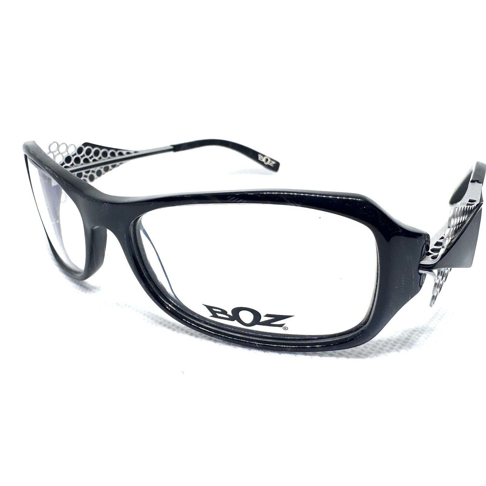 J.F. REY BOZ NUTS 0505 BLACK EYEGLASSES FRAME RX 54-15 FRANCE Size ONE SIZE - 5 Thumbnail