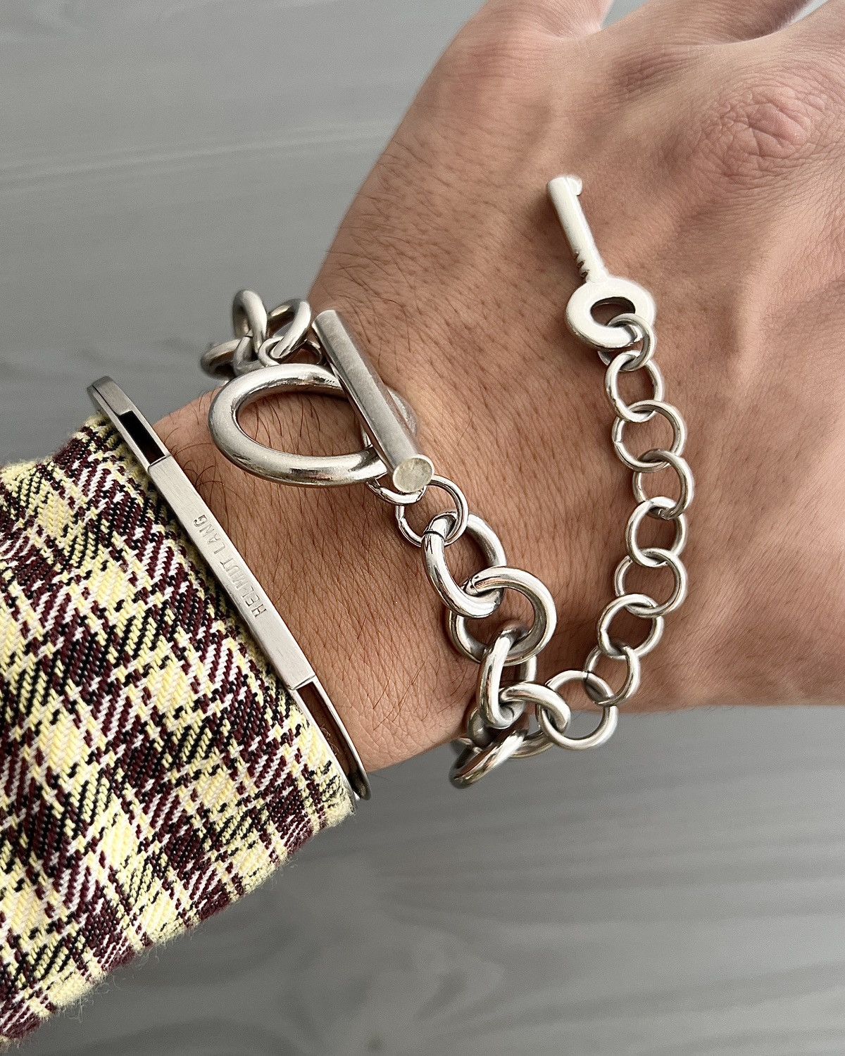 Maison Margiela Maison Martin Margiela MM6 Chaine D'ancre Bracelet Size ONE SIZE - 2 Thumbnail