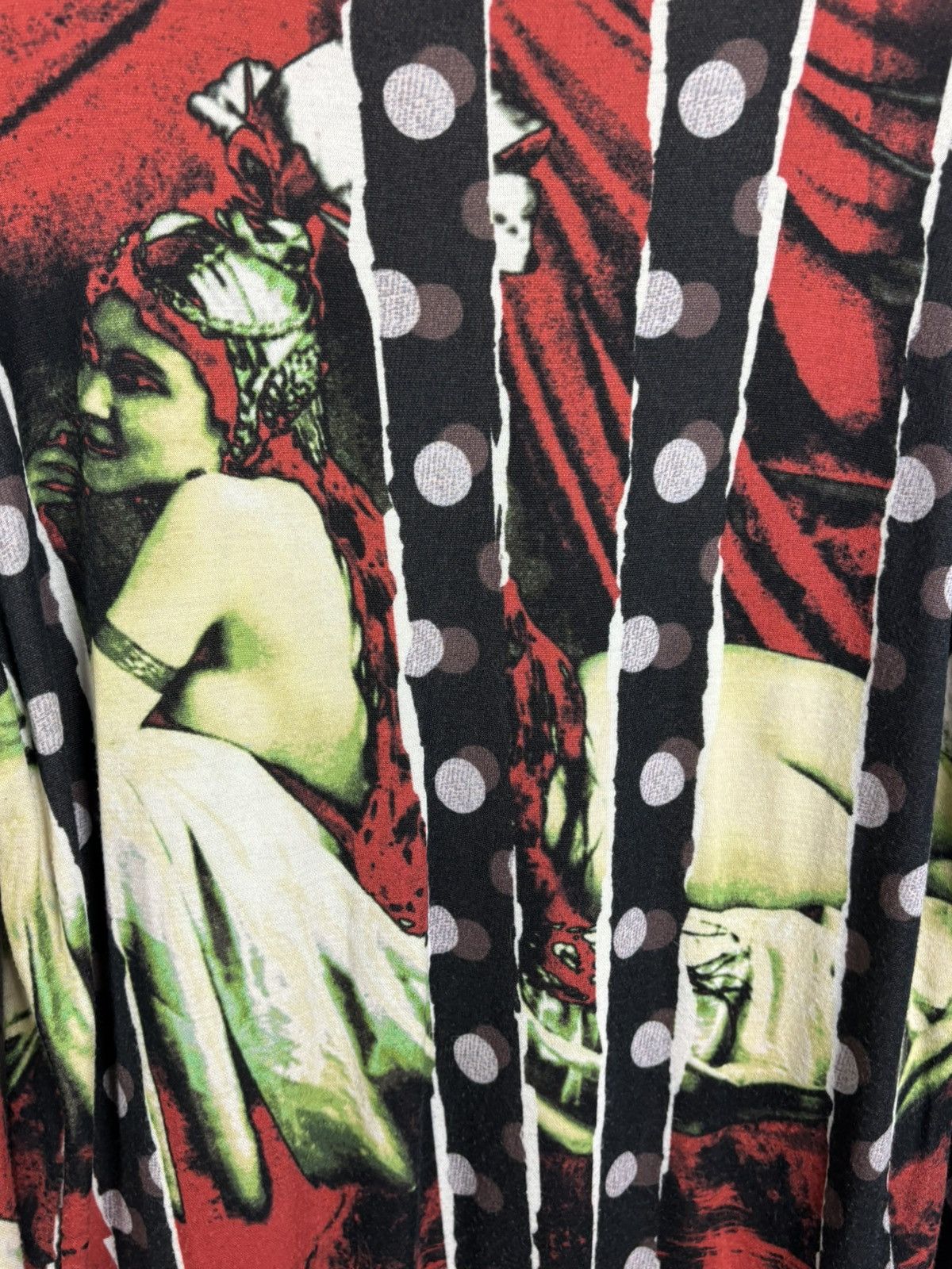 Jean Paul Gaultier Vintage Jean Paul Gaultier Renaissance Polka Dot Long Sleeve Size US M / EU 48-50 / 2 - 7 Thumbnail