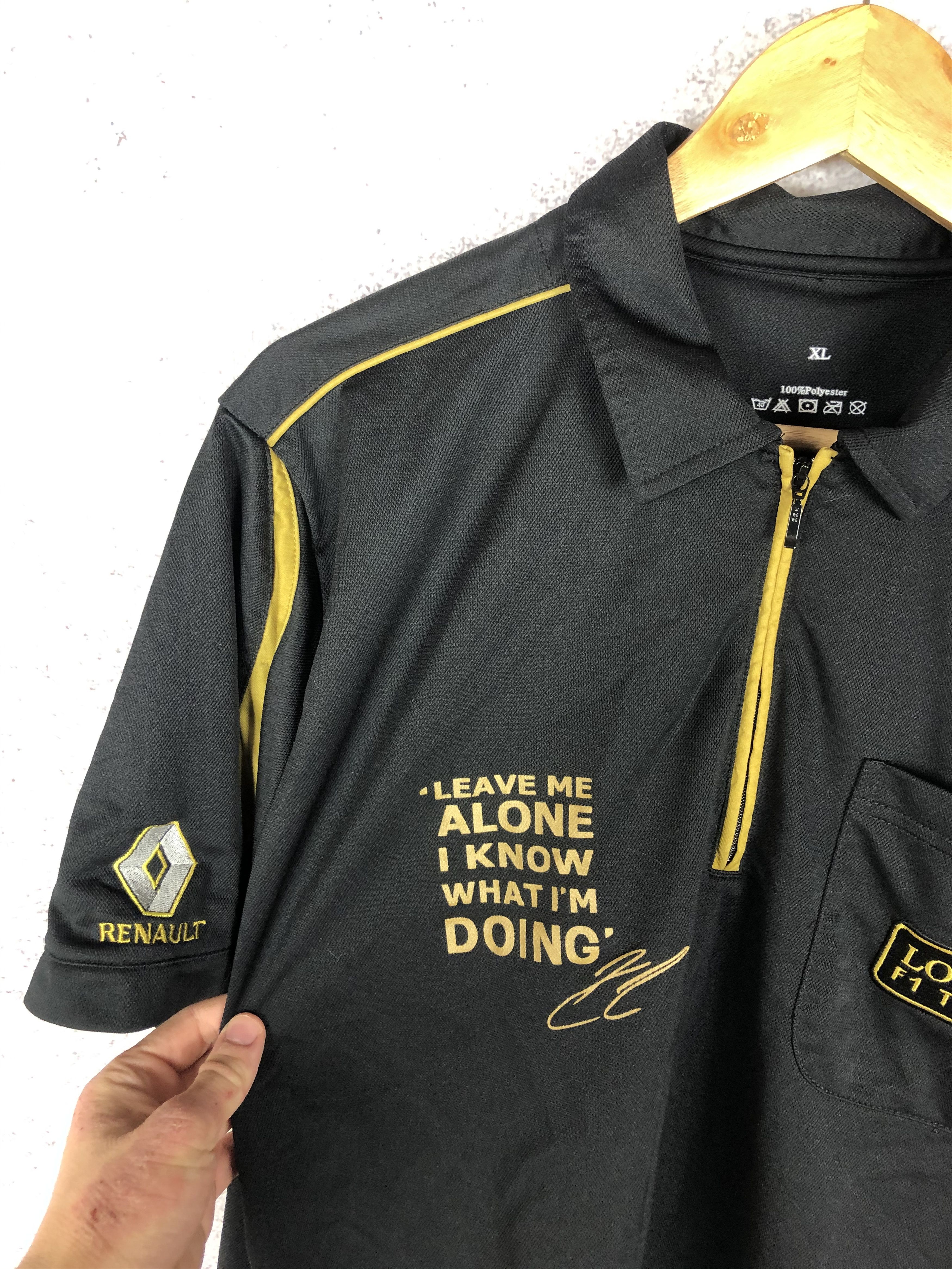 Formula 1 Vintage Lotus Formula 1 Team Kimi Raikkonen Renault T-Shirt Size US XL / EU 56 / 4 - 3 Thumbnail