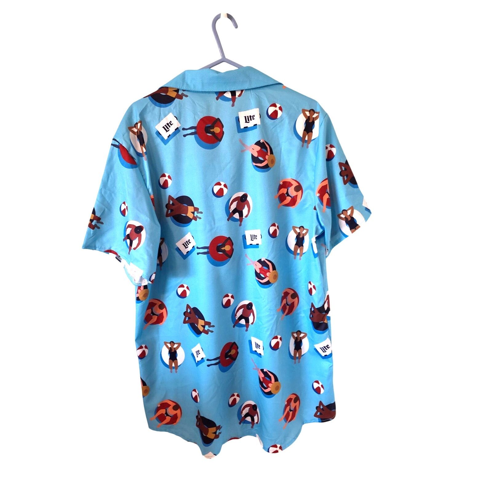 Other Miller Lite Beer Pool Party Short Sleeve Shirt Large Size US L / EU 52-54 / 3 - 3 Thumbnail