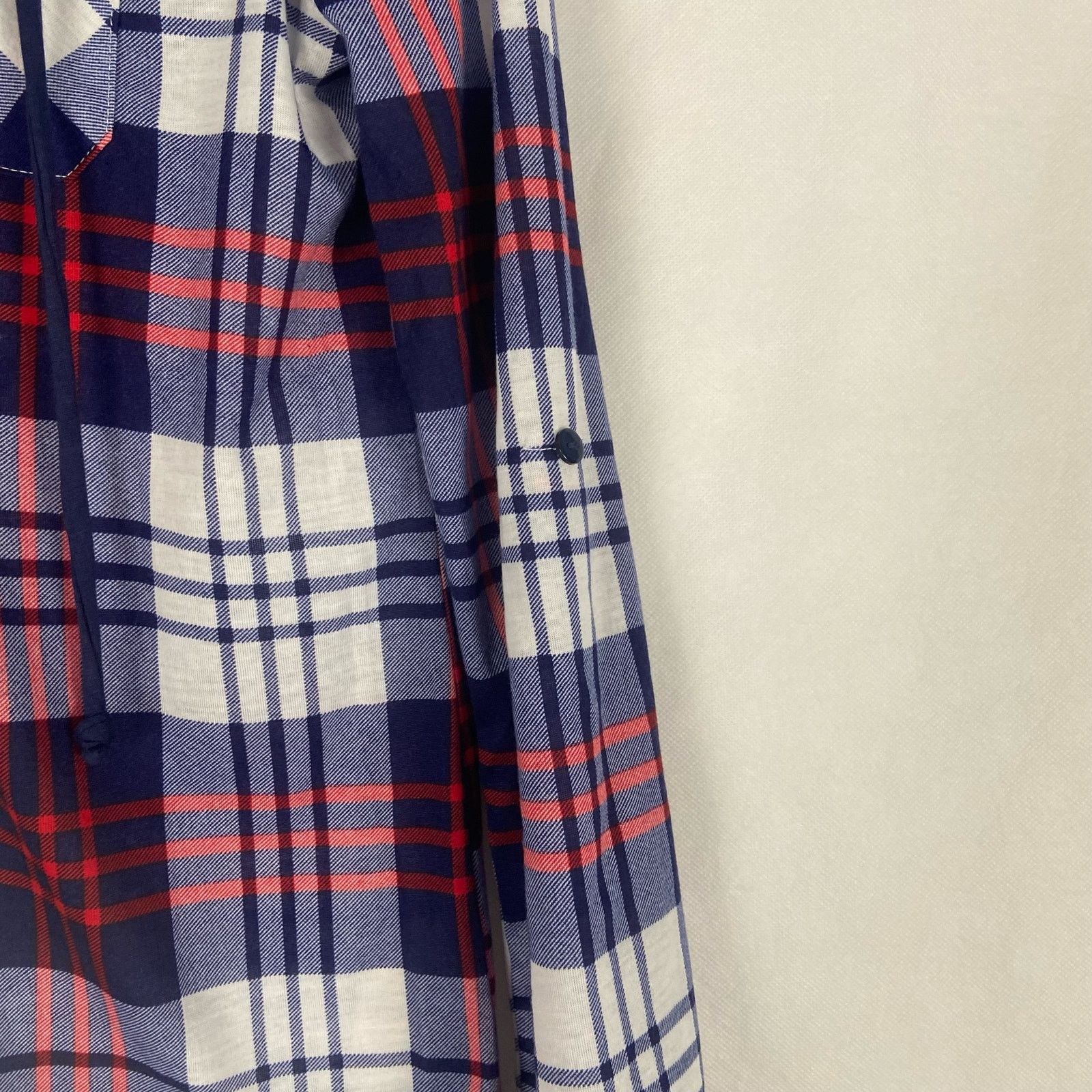 Other NWT Notations Juniors Button Up Hooded Shirt Size Medium Size M / US 6-8 / IT 42-44 - 4 Thumbnail
