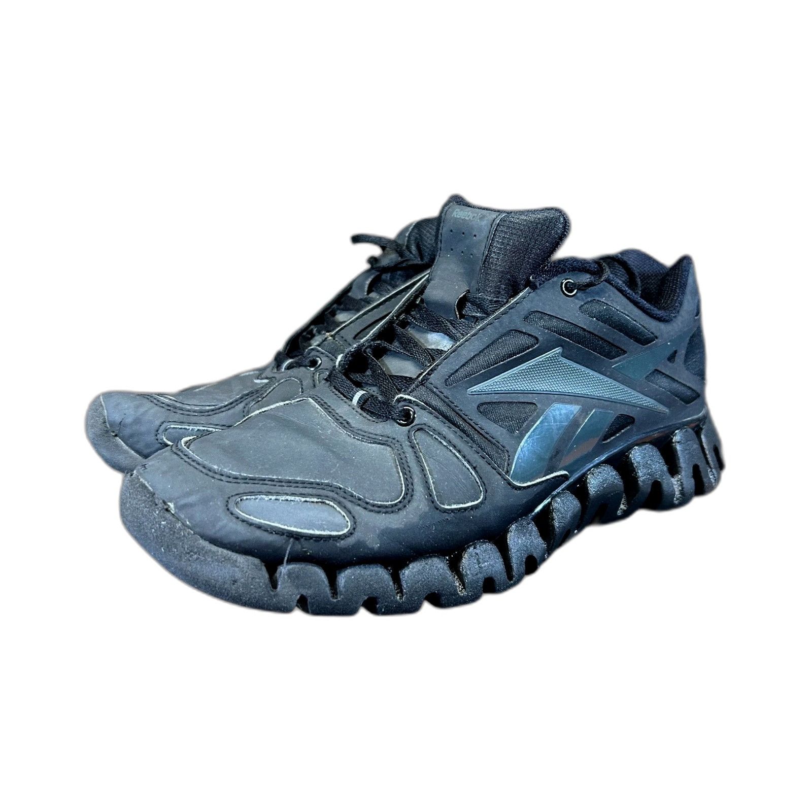 Reebok Reebok Zigtech Black Blue Lace Low Top Running Shoes Men's S Size US 9.5 / EU 42-43 - 4 Thumbnail