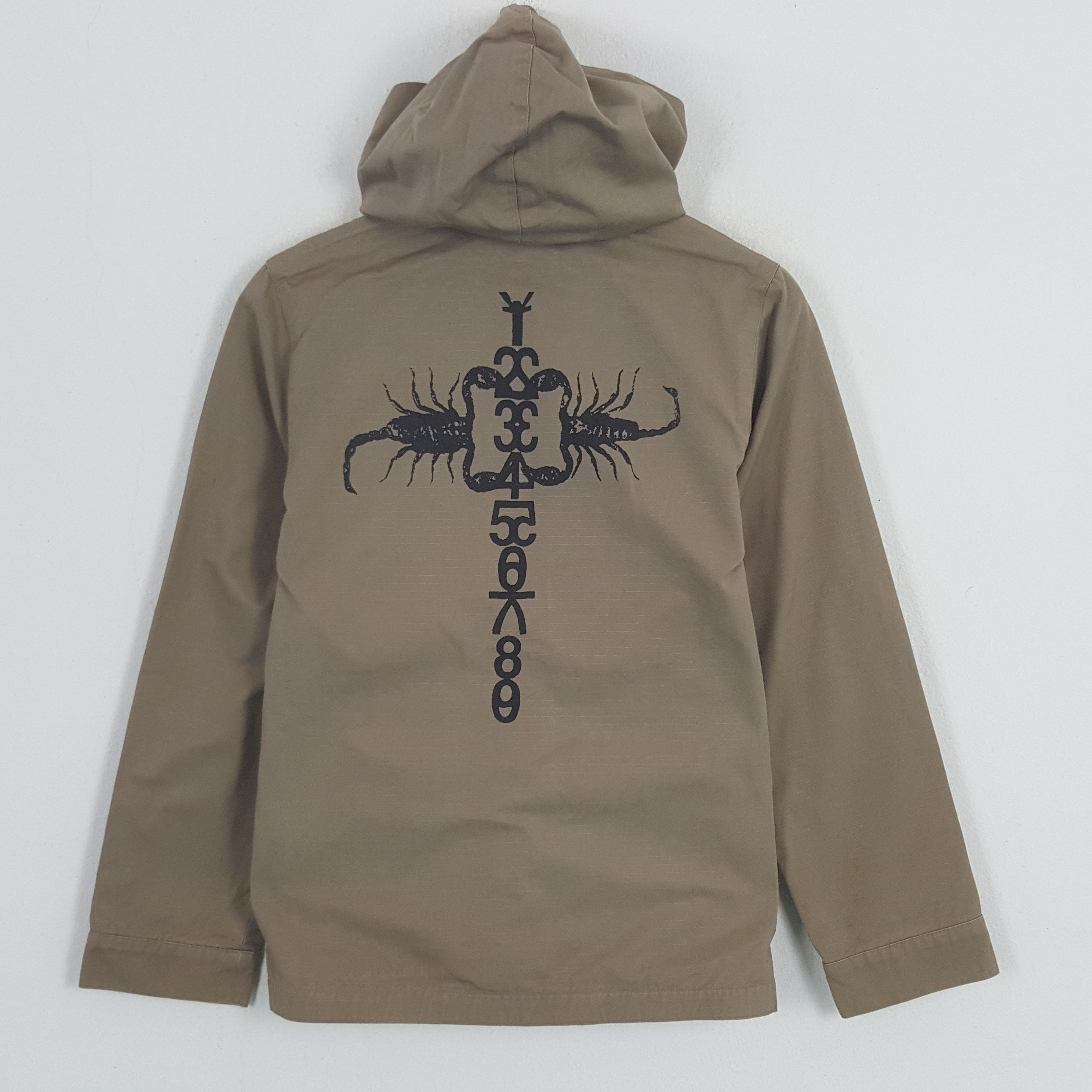 A.P.C. Vintage A.P.C. X Custom Scorpion Hoodie Jacket Size US S / EU 44-46 / 1 - 1 Thumbnail