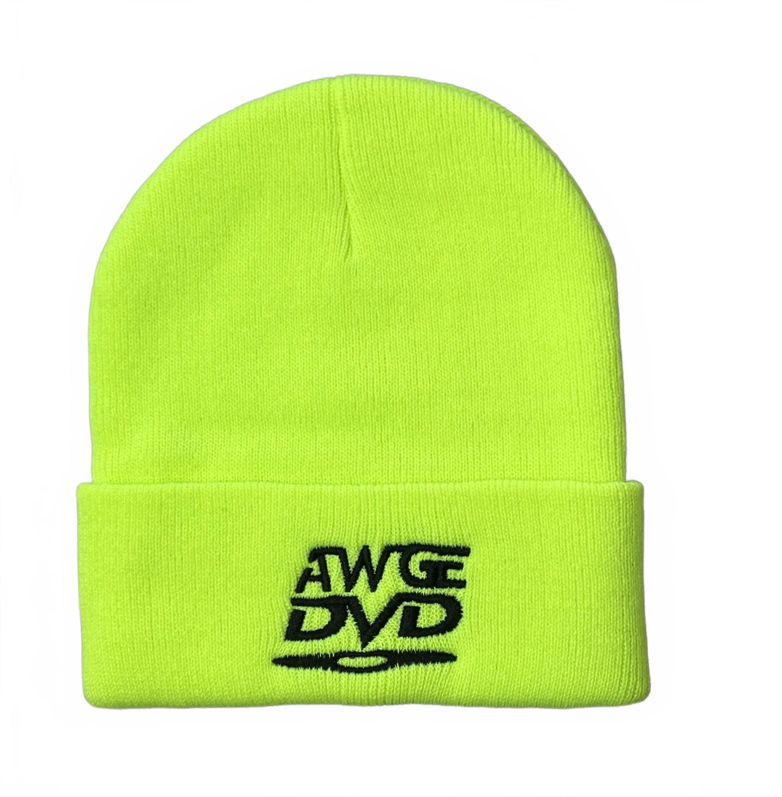 ASAP Rocky DVD AWGE Safety Yellow Beanie NWOT Sold Out Rare
