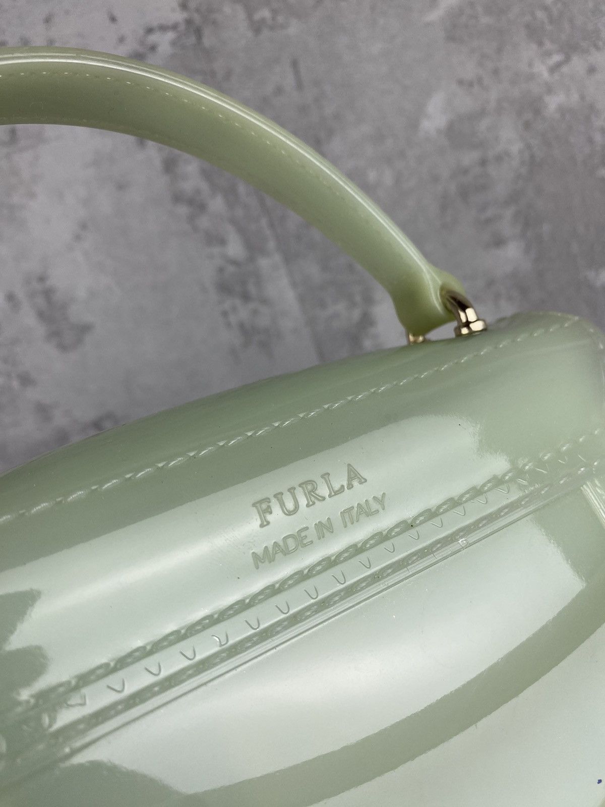 Furla Furla Candy S Bauletto Jelly Rubber Studded Bag Handbag Size ONE SIZE - 8 Thumbnail