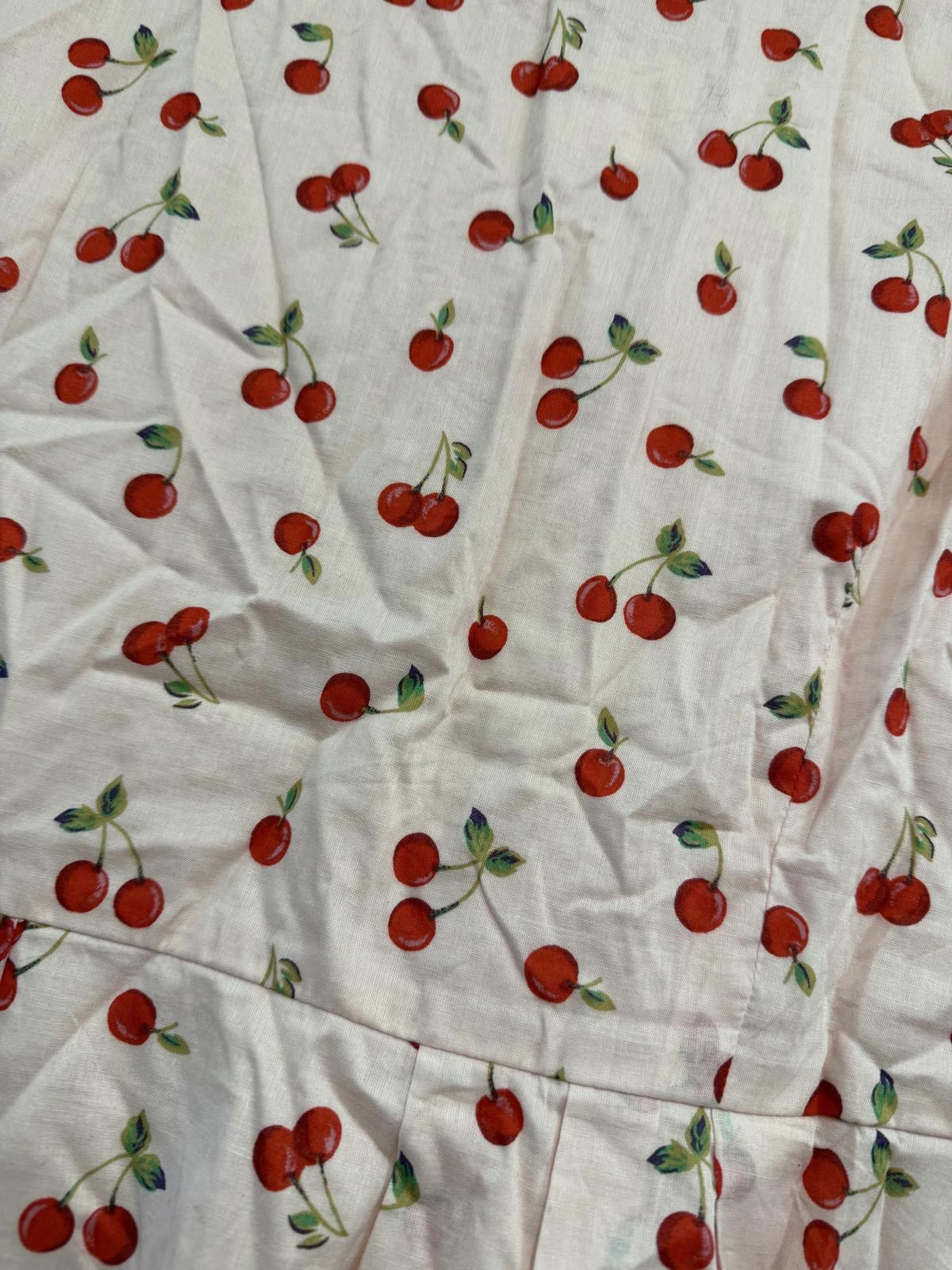 Other Cath Kidston Pink Cherry Print Sleeveless Dress Size ONE SIZE - 3 Thumbnail