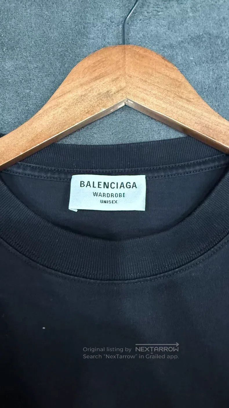 Balenciaga Balenciaga Smiling Melted Short Sleeve T-Shirt Size US S / EU 44-46 / 1 - 3 Thumbnail