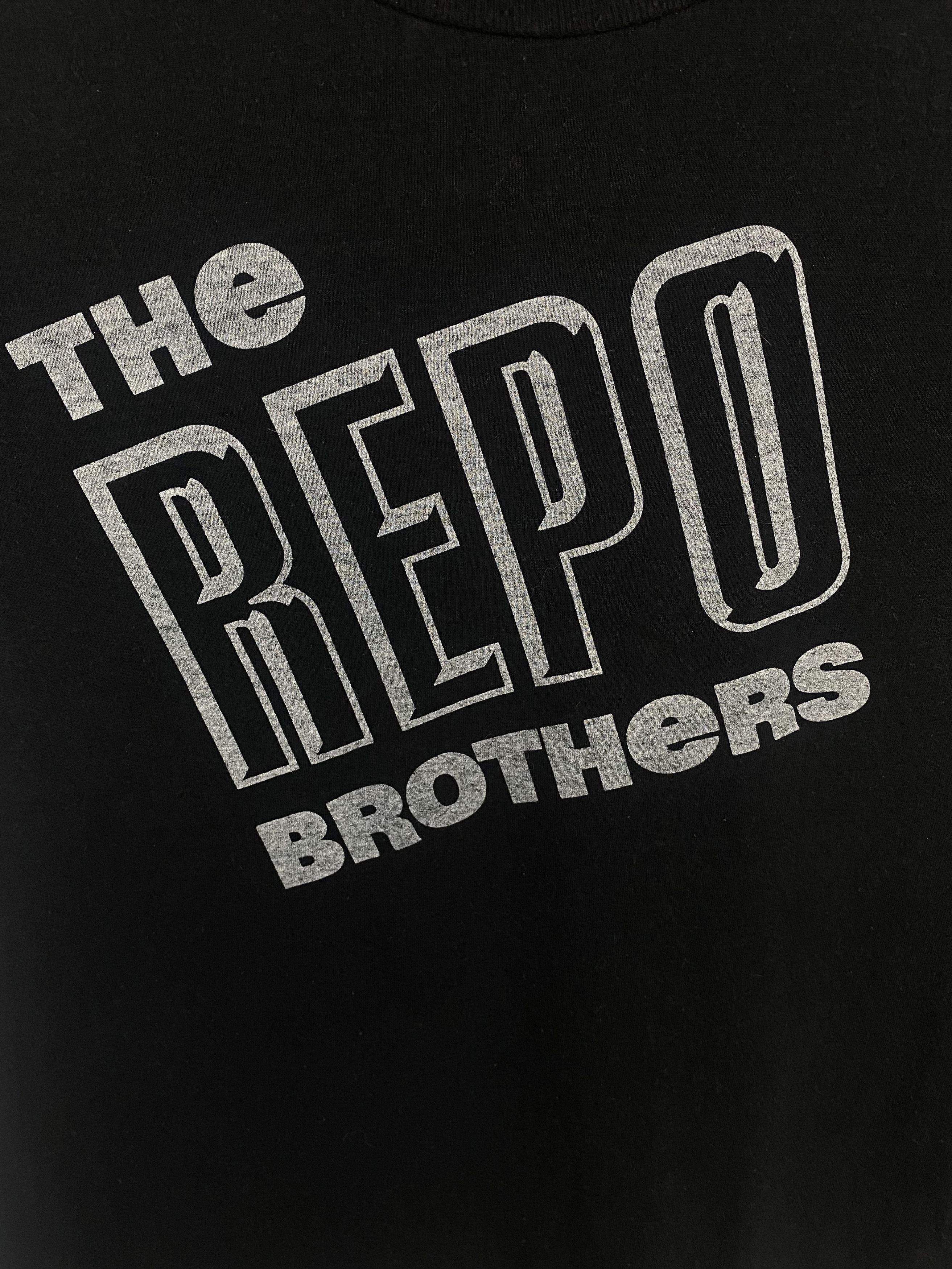 Other 80s Vintage REPO BROTHERS Black T-Shirt M Size US S / EU 44-46 / 1 - 4 Thumbnail
