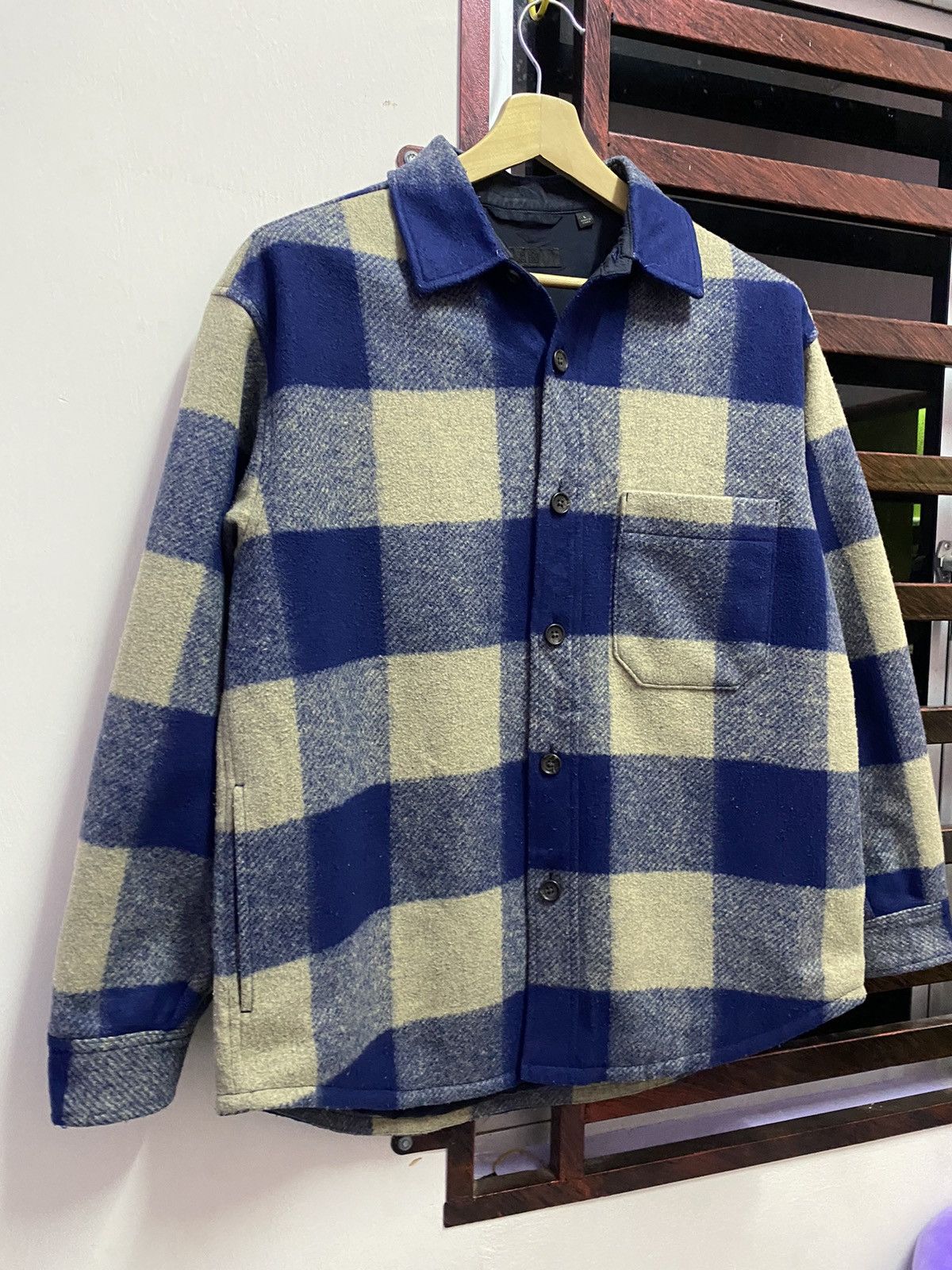 Uniqlo ❗️Japanese Brands ❗️Uniqlo Flannel Wool Shirt Jacket Size US L / EU 52-54 / 3 - 5 Thumbnail