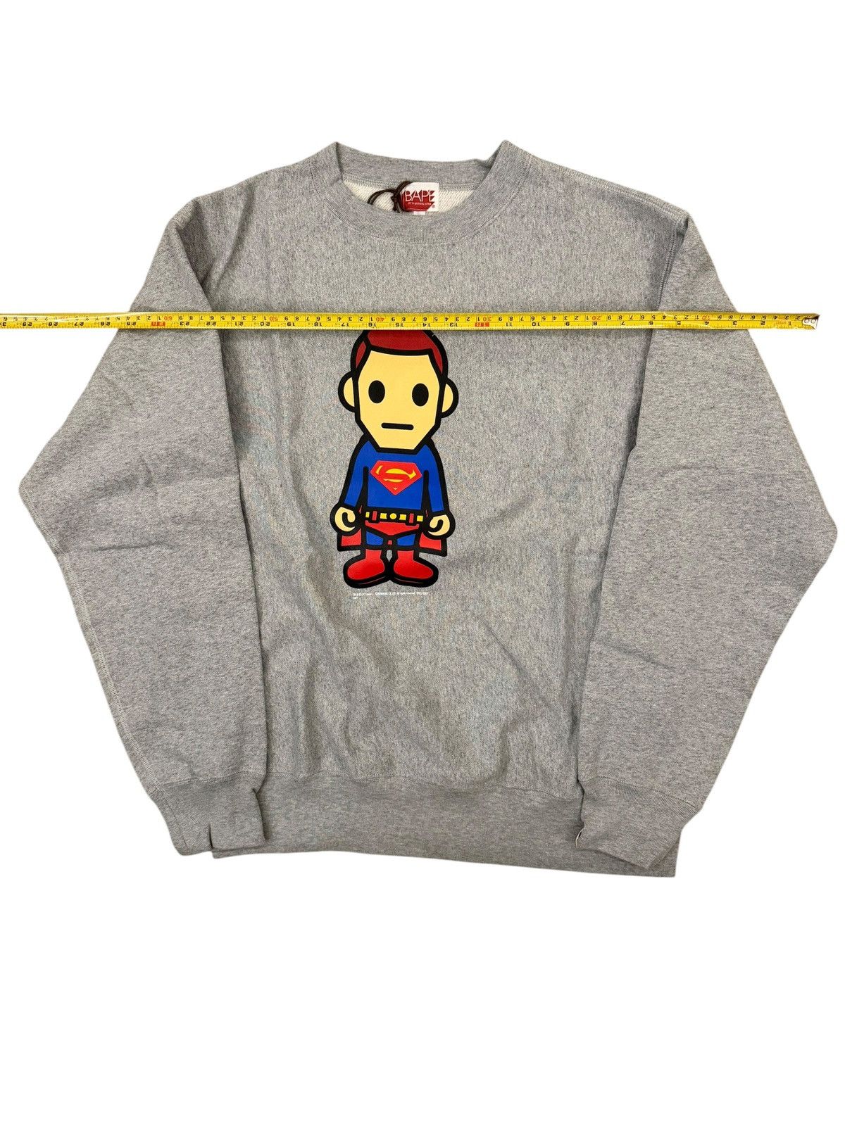 Bape × DC Comics BAPE X DC Superman Crewneck Grey Size US M / EU 48-50 / 2 - 3 Thumbnail