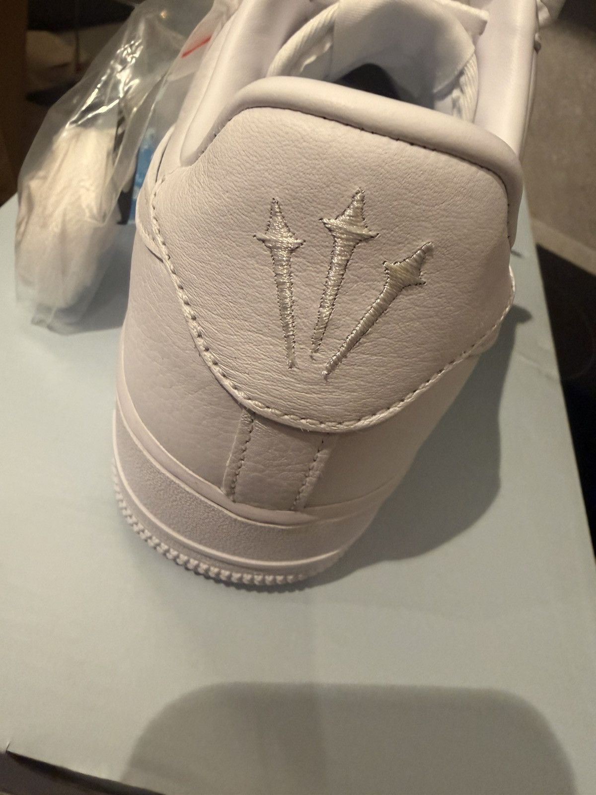 Chrome Hearts × NOCTA × Nike Chrome Hearts X Nocta Unreleased F&F Air Force 1 Size US 11.5 / EU 44-45 - 11 Thumbnail