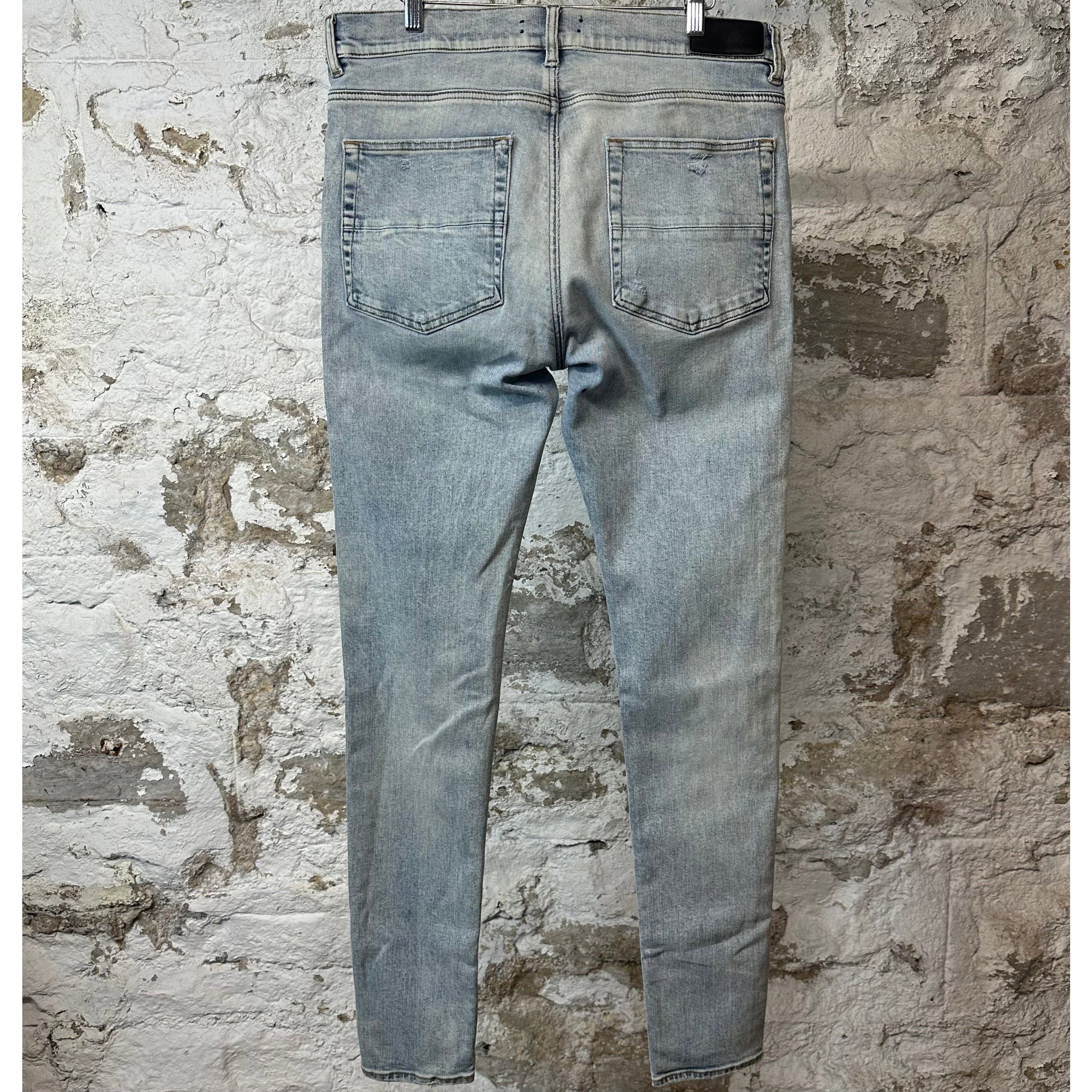 Amiri Amiri Plain Washed Blue Denim Jeans Sz 36 Size US 36 / EU 52 - 2 Thumbnail