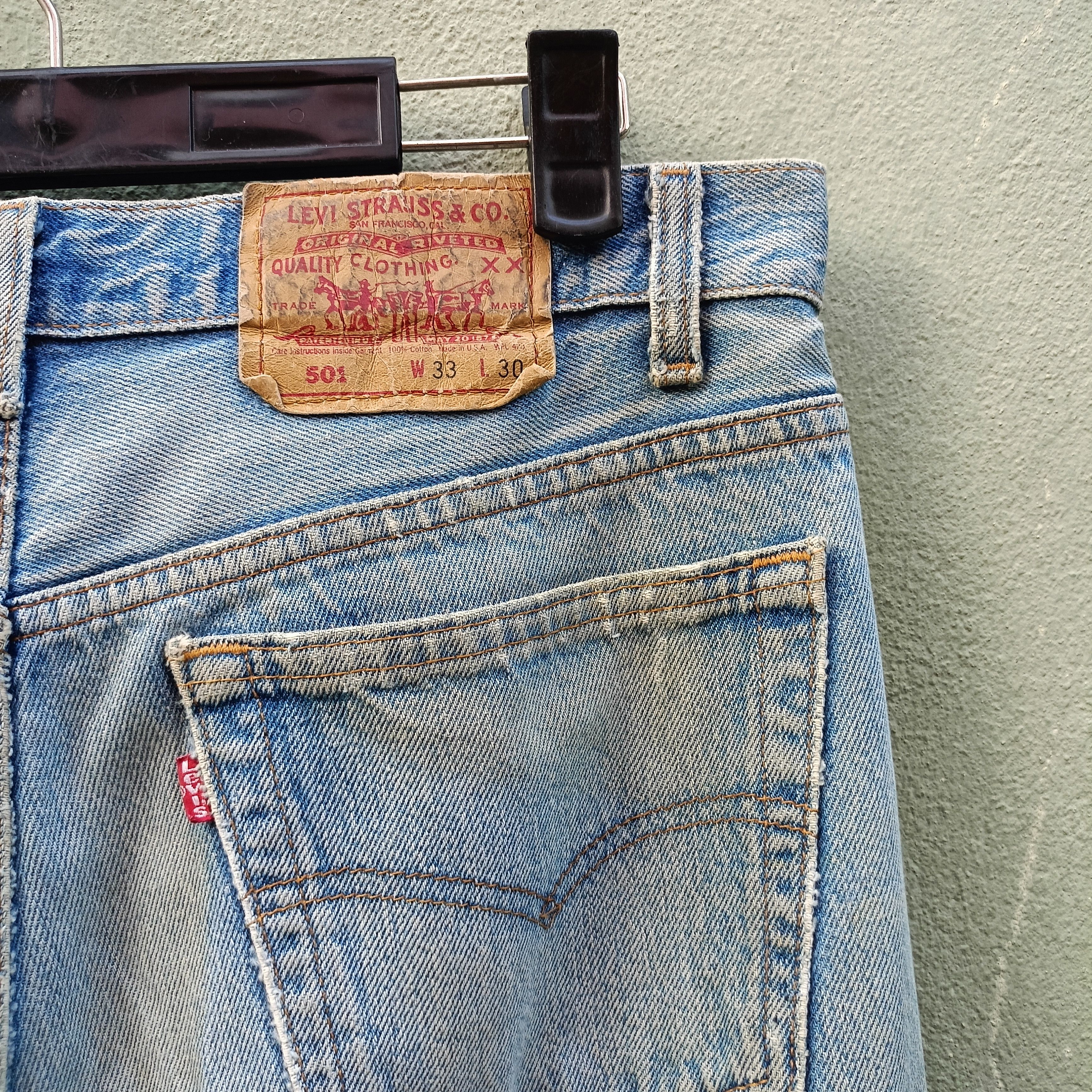 Levi's Vintage Clothing Levi's 501 Distressed jeans Vintage Usa Size US 33 - 17 Thumbnail
