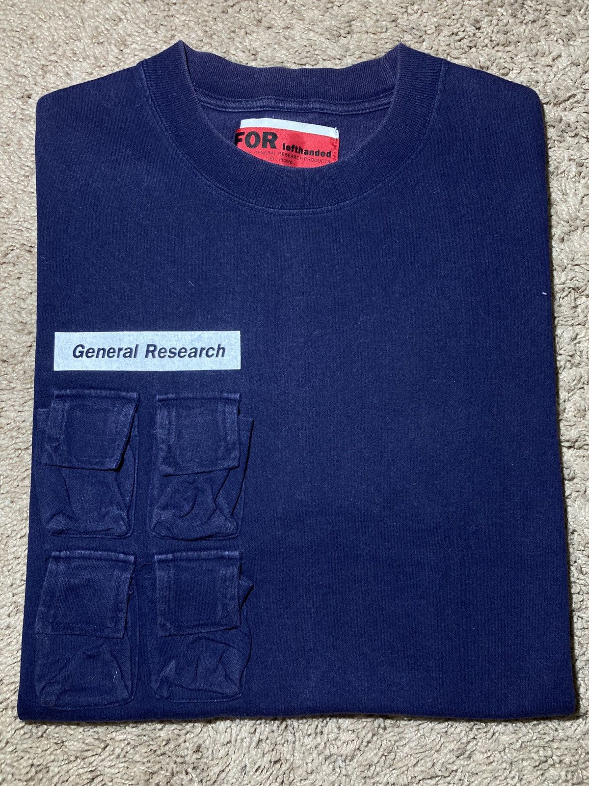 General Research 1998 General Research Parasite Pocket 90s Navy Logo Cargo GR Size US M / EU 48-50 / 2 - 1 Thumbnail