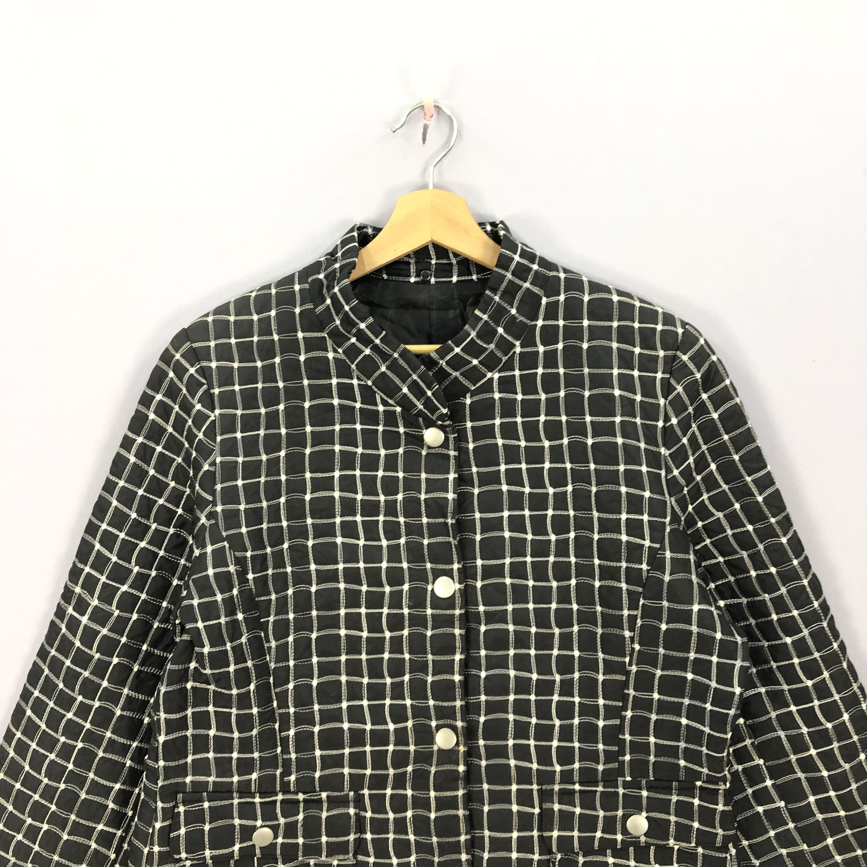 Vintage Vintage San Anom Checkered Jacket Size L / US 10 / IT 46 - 3 Thumbnail