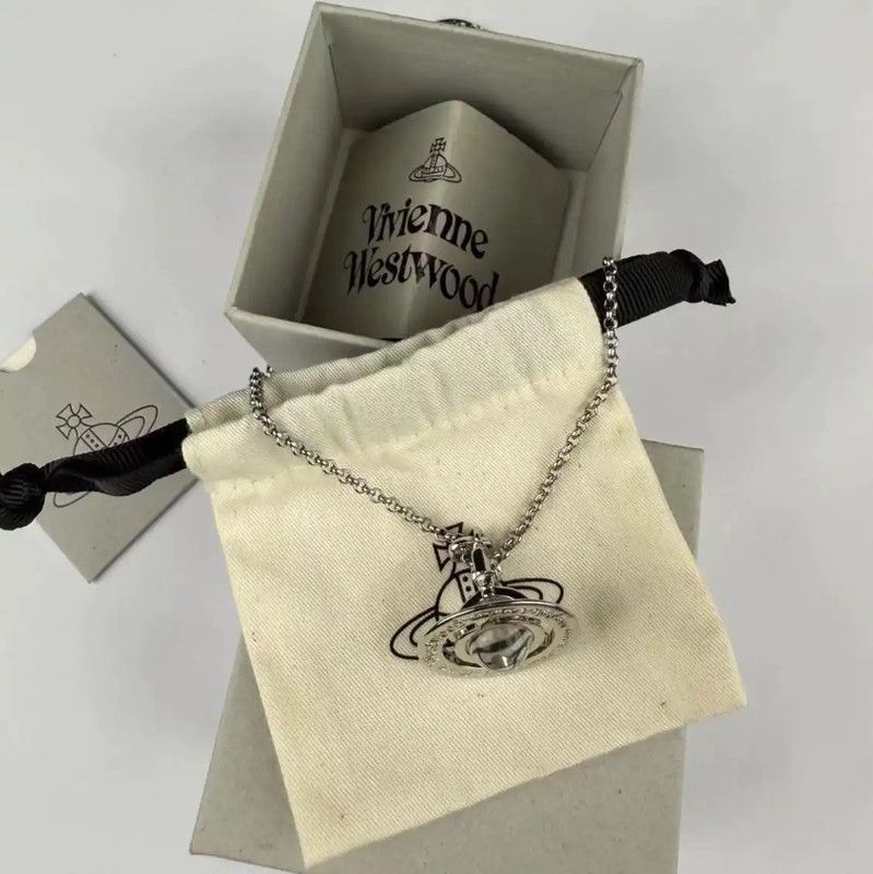 Vivienne Westwood Vivienne Westwood Silver Alloy Necklace 40cm 0089 Size ONE SIZE - 1 Thumbnail