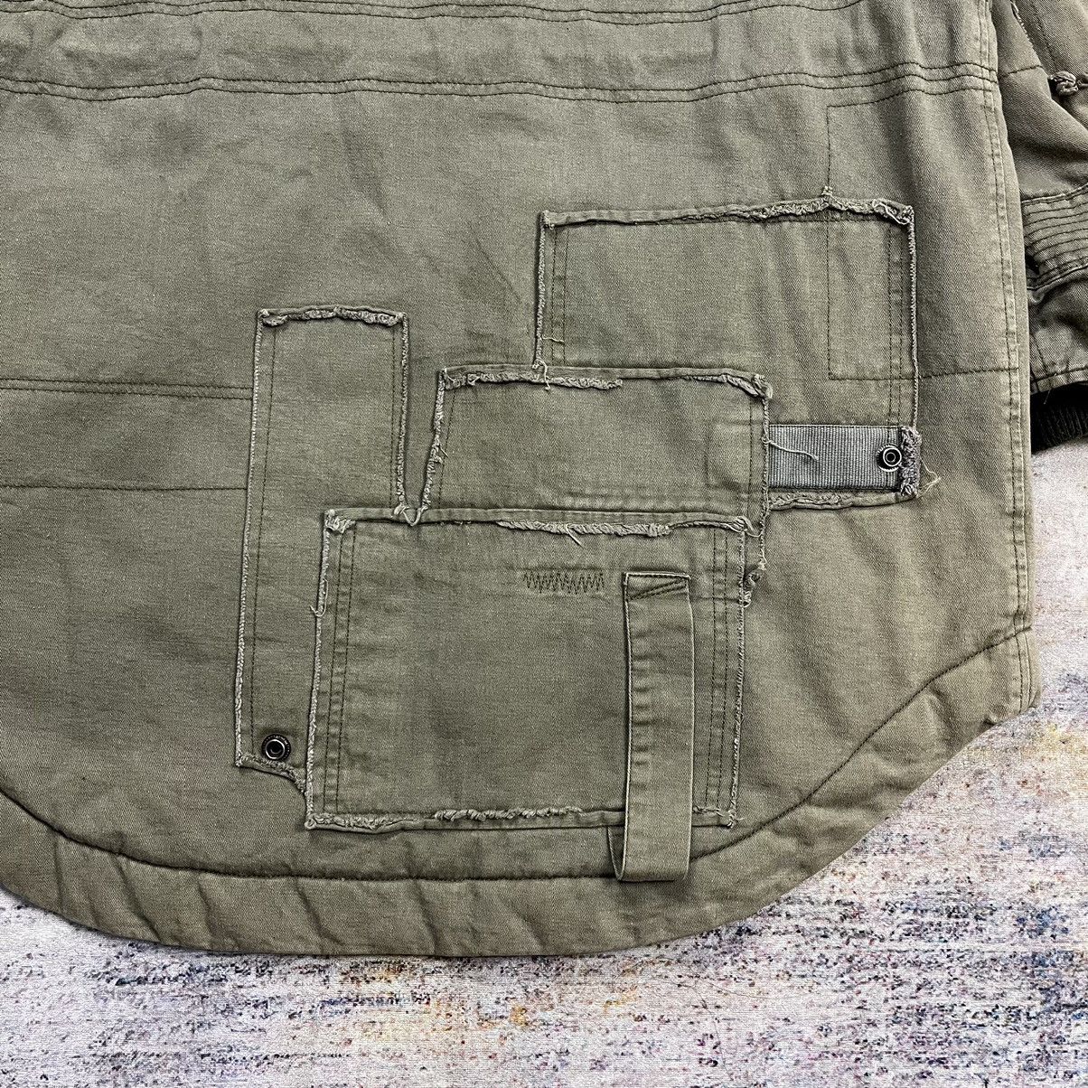 Zadig & Voltaire ZADIG & VOLTAIRE HOODED BRITISH ARMY PATCHWORK PARKA JACKET Size XS / US 0-2 / IT 36-38 - 10 Thumbnail