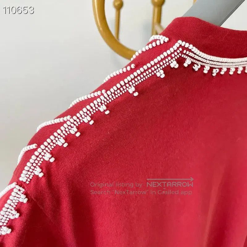 Valentino Valentino Multicolor Embroidered Cotton T-Shirt . Size US S / EU 44-46 / 1 - 4 Thumbnail
