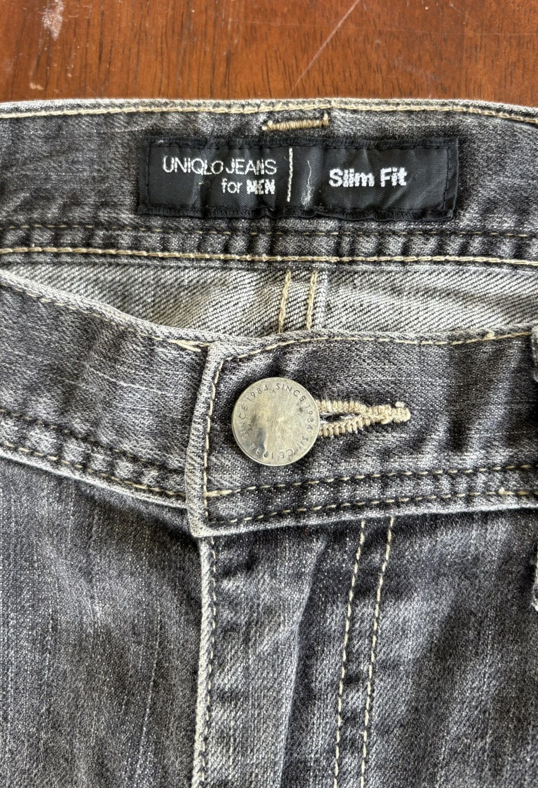 Uniqlo Uniqlo Slim Fit Streetwear Denim Nice Pocket Size US 33 - 13 Thumbnail