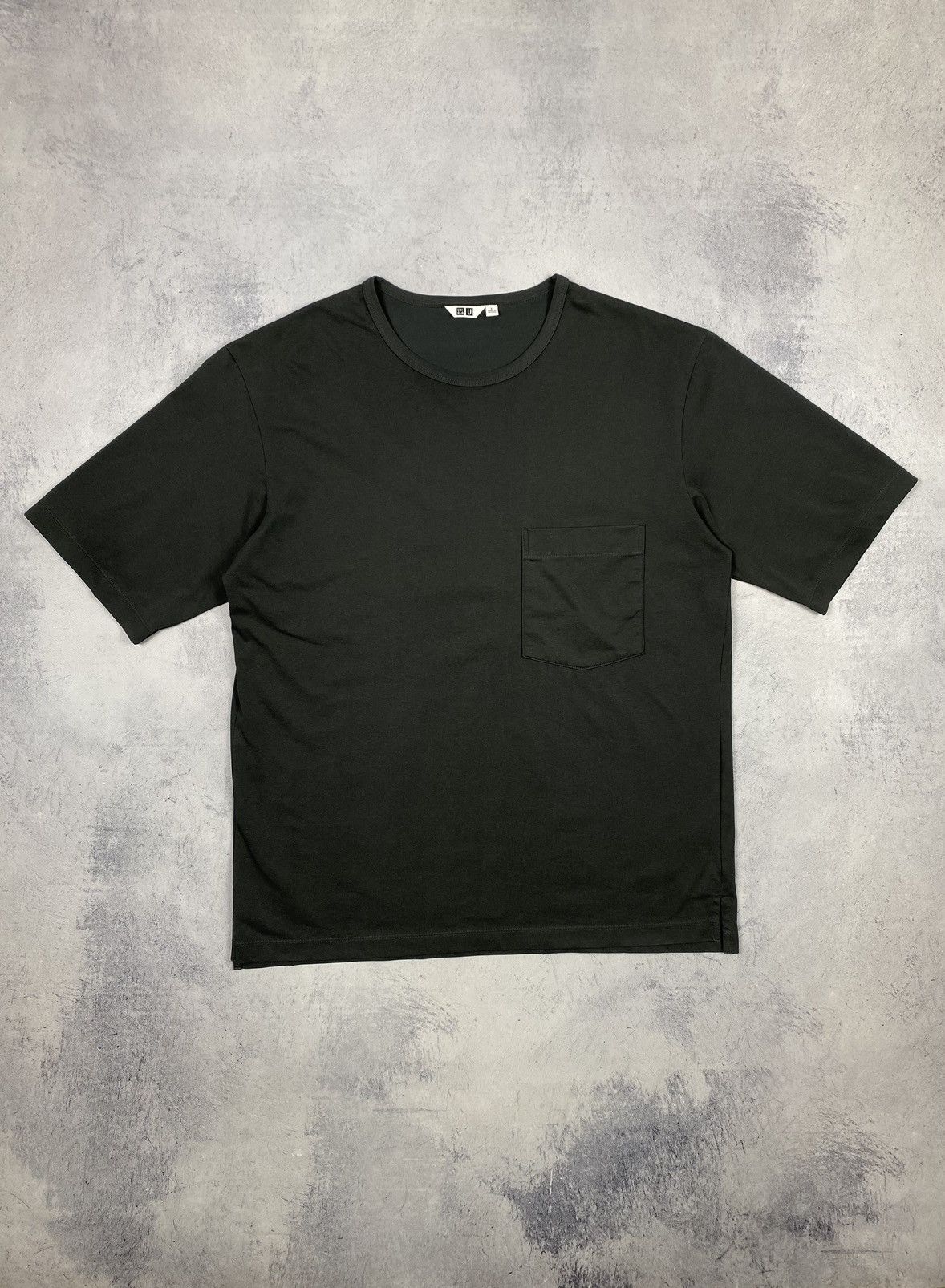 Japanese Brand × Uniqlo Uniqlo AIRism Basic Cotton Oversized T Shirt Half-Sleeve Size US L / EU 52-54 / 3 - 2 Thumbnail