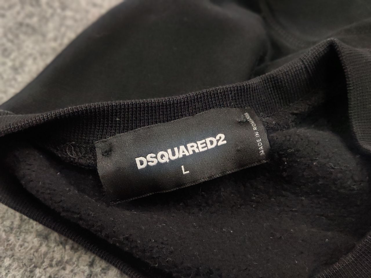 Dsquared2 Dsquared2 Icon Black and Red Box Logo Spellout Sweatshirt Size US L / EU 52-54 / 3 - 13 Thumbnail