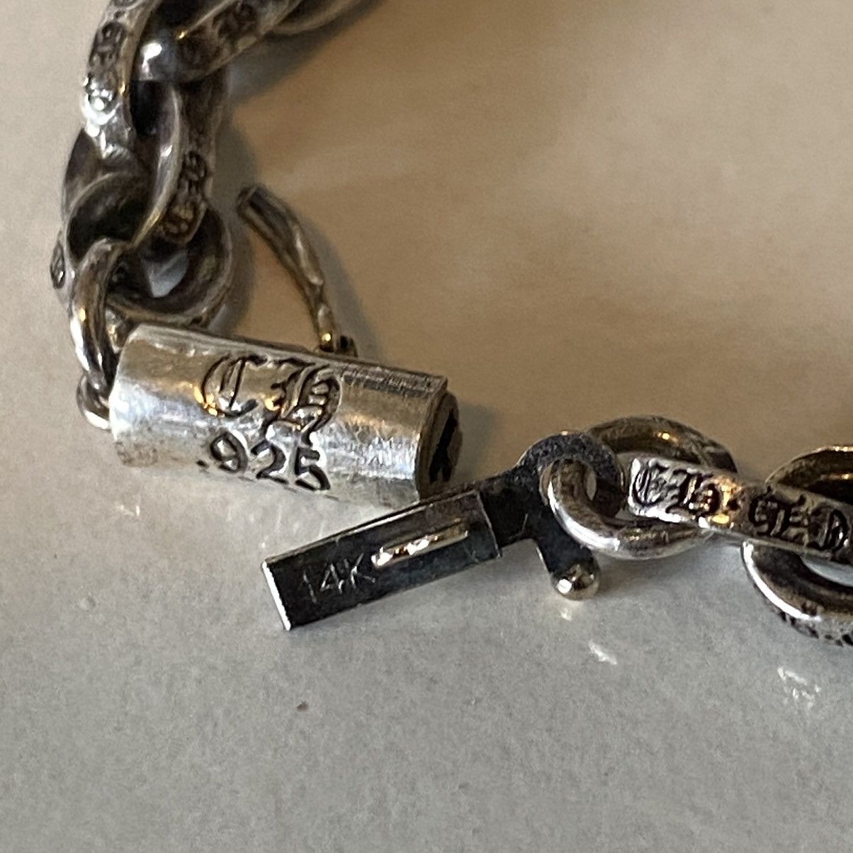 Chrome Hearts Chrome Hearts Paper Chain Bracelet 8.5” Size ONE SIZE - 5 Thumbnail