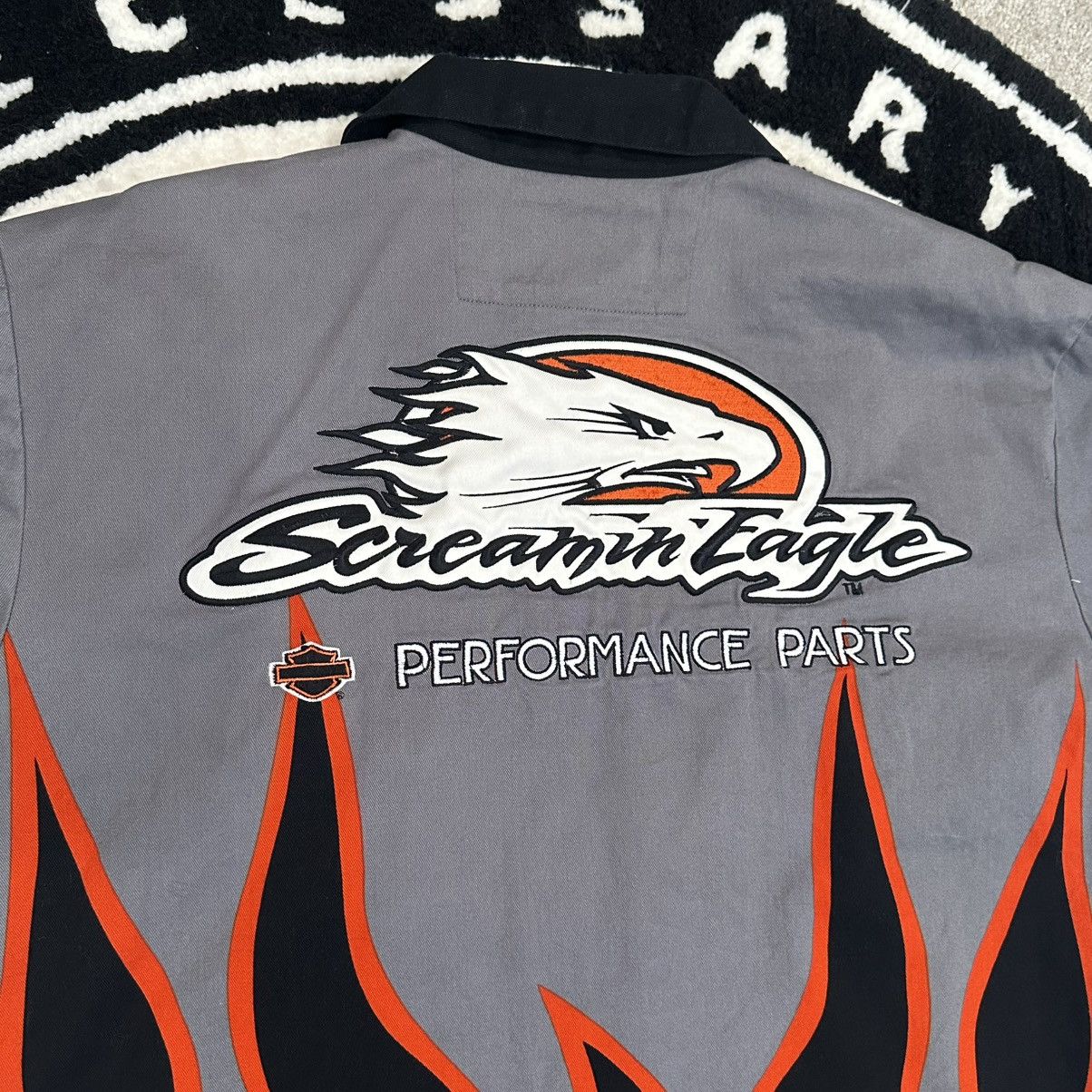 Harley Davidson Harley-Davidson Screamin Eagle Flames Button Up Size US M / EU 48-50 / 2 - 6 Thumbnail