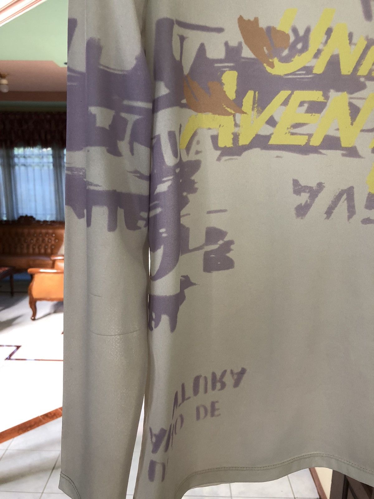 Vintage Uniao De Aventura Japanese Poem Style Long Sleeve Tshirt Size M / US 6-8 / IT 42-44 - 4 Thumbnail