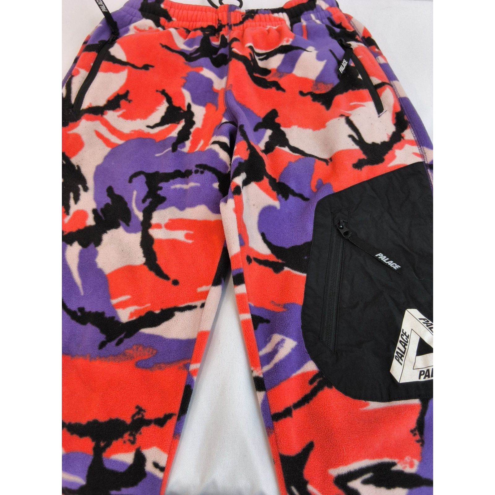 Palace Palace P-Surgent Fleece Joggers Men's M Orange/Purple Camo Size US 30 / EU 46 - 4 Thumbnail