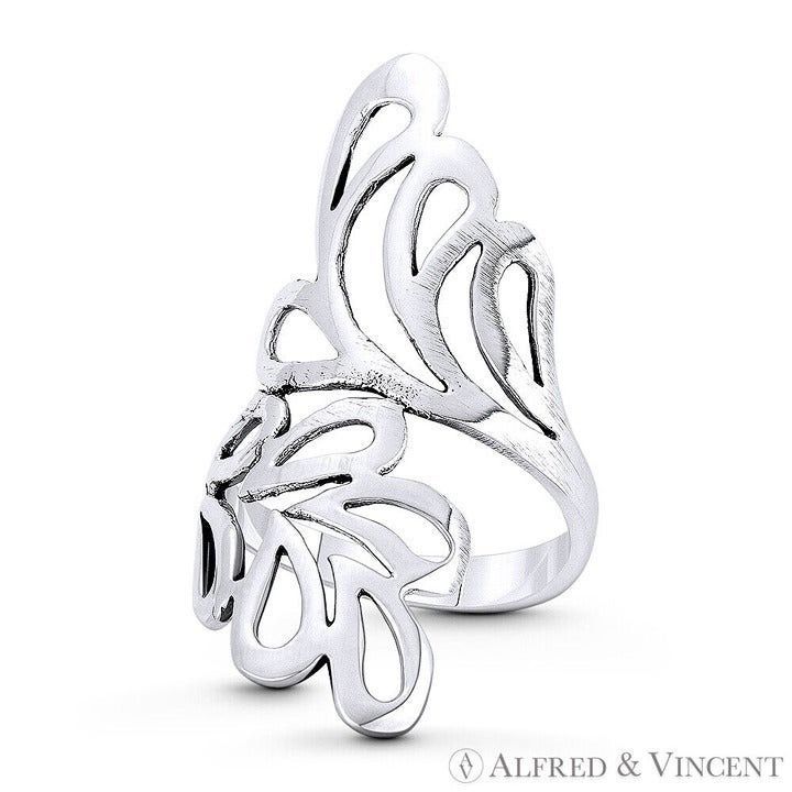 Other Branch & Leaf Green Charm Boho Statement Ring Size 7 Size ONE SIZE - 1 Preview