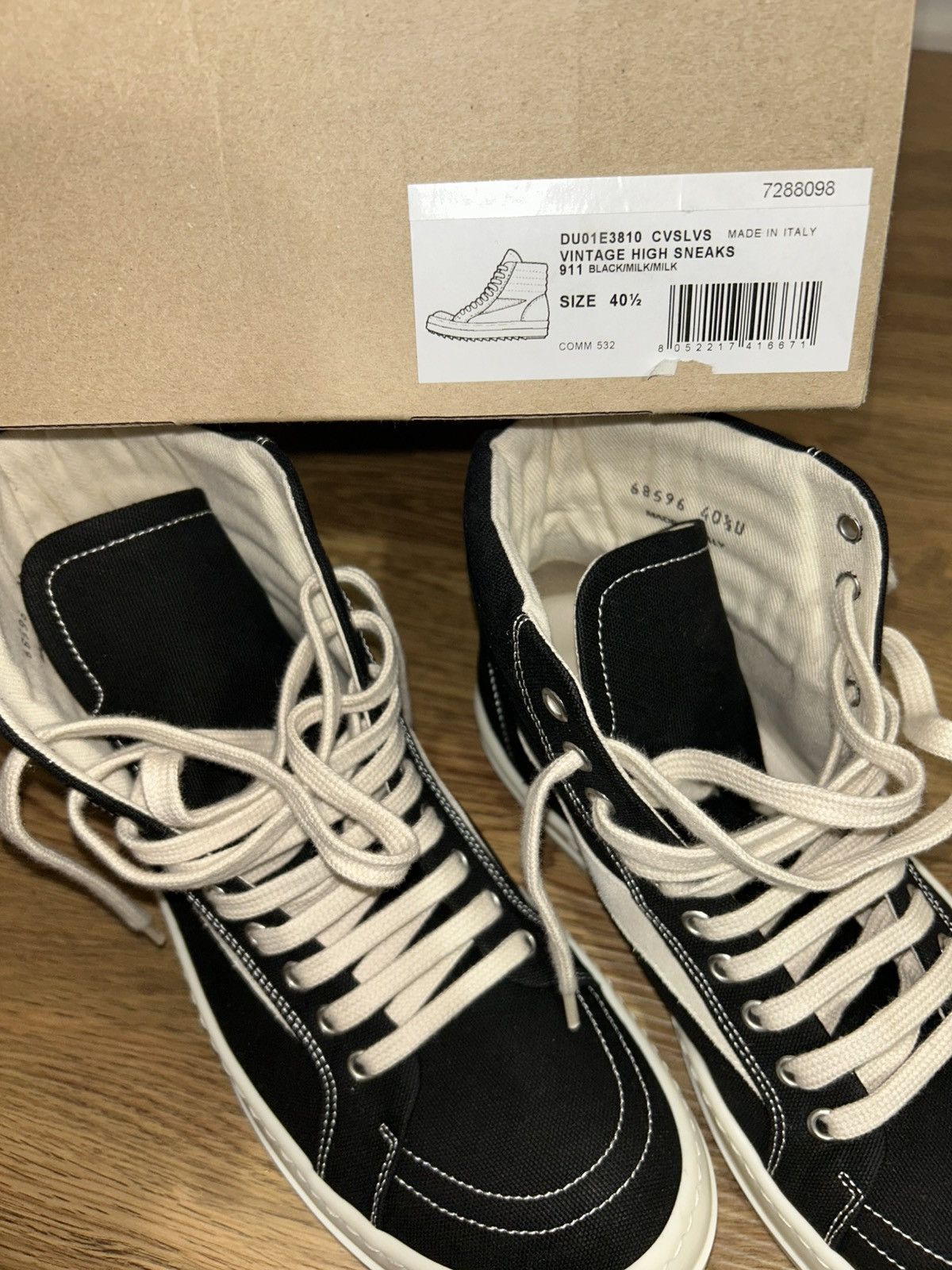 Rick Owens Rick Owens DRKSHDW Vintage High Sneakers Size US 8 / EU 41 - 1 Thumbnail