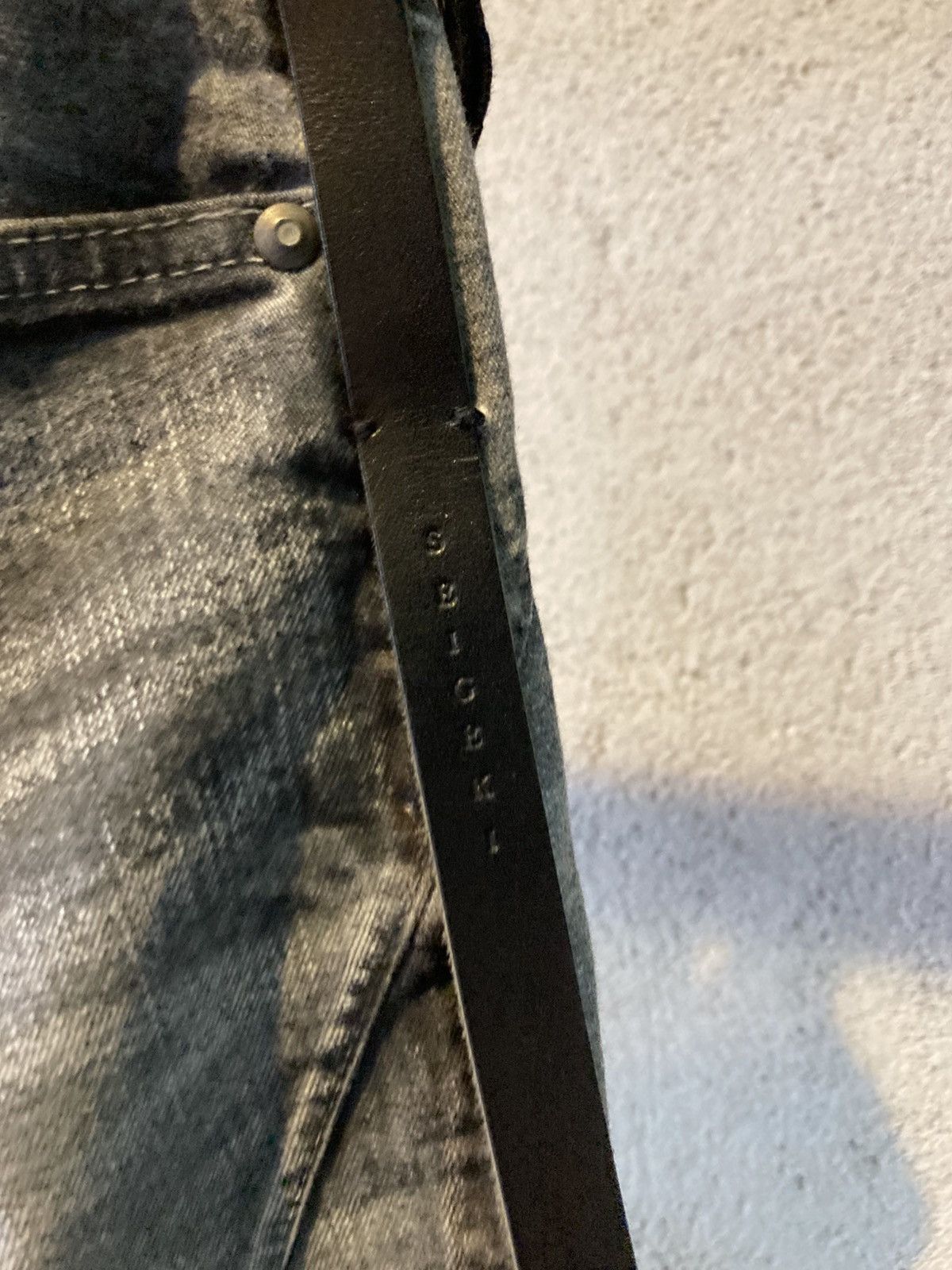 Fagassent Toshiki Aoki Seigeki Grey Fade Denim Size US 28 / EU 44 - 5 Thumbnail