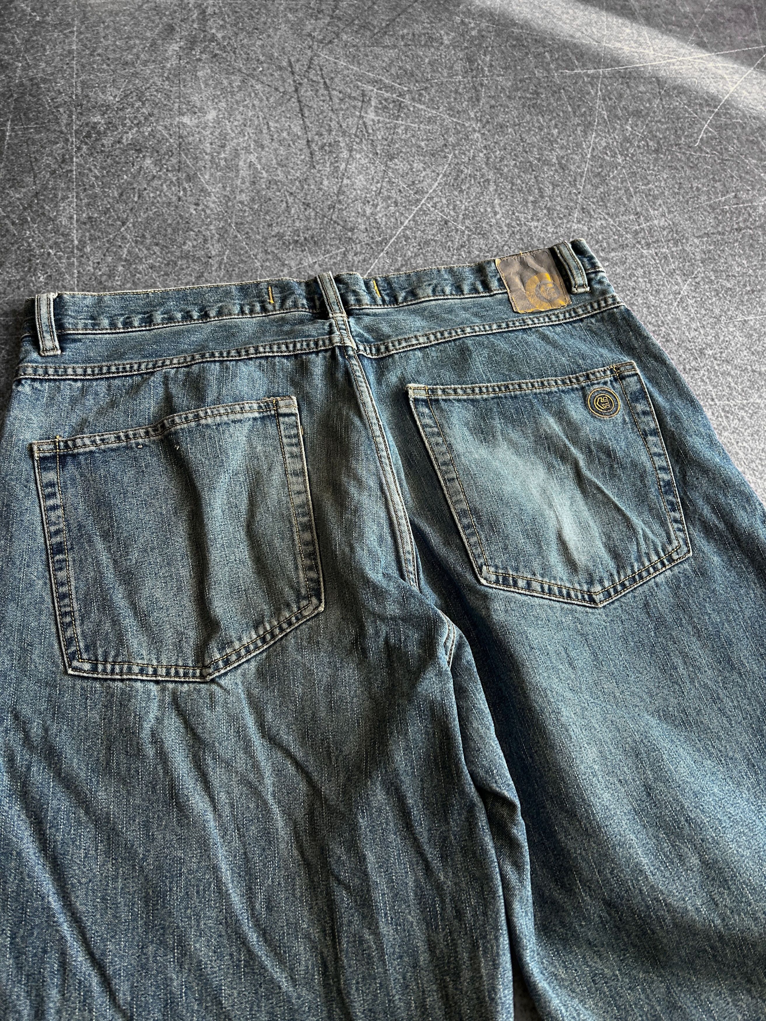 Vintage VTG Baggy Rap SK8 JNCO Balenci Style Washed Jeans Y2K Size US 32 / EU 48 - 5 Thumbnail