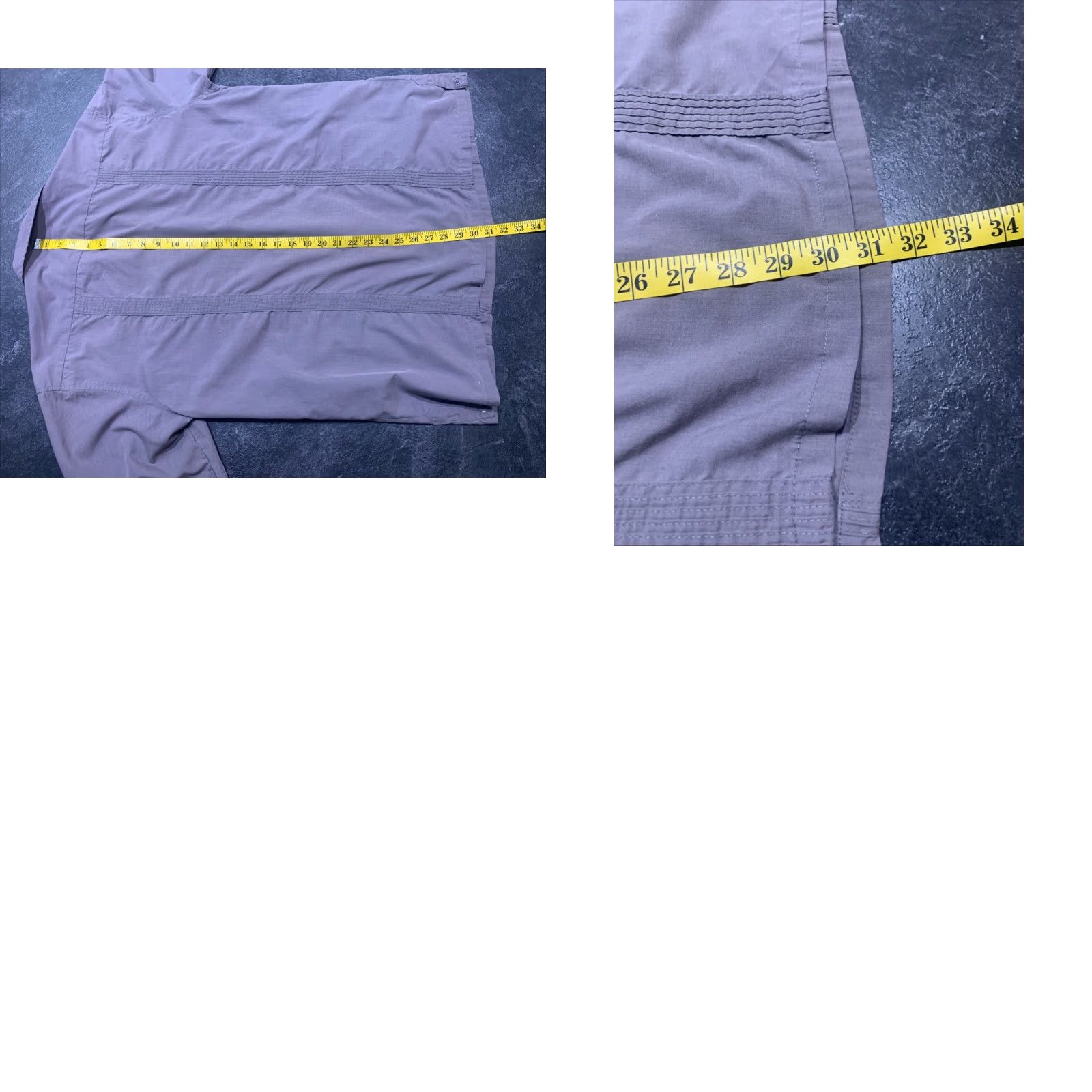 Vintage Platoon Men's Short Sleeve Button Shirt Taupe Geometric Knit Embroidered Casual L Size US L / EU 52-54 / 3 - 8 Thumbnail
