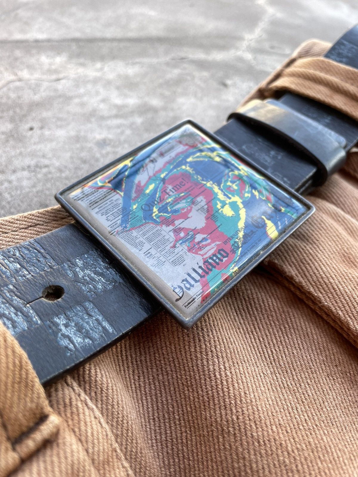 John Galliano John Galliano Leather Belt Size ONE SIZE - 3 Thumbnail