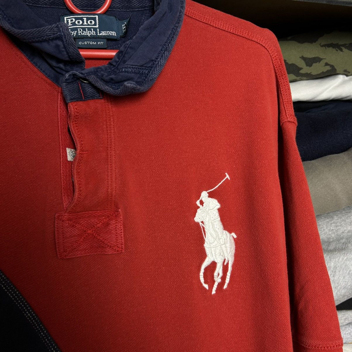 Polo Ralph Lauren Vintage Polo Ralph Lauren Big Logo y2k chief keef polo Size US XXL / EU 58 / 5 - 4 Thumbnail