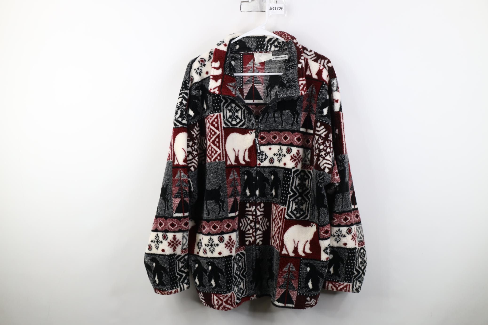 Vintage Vintage 90s Streetwear Penguin Polar Bear Over Print Jacket Size XL / US 12-14 / IT 48-50 - 1 Thumbnail