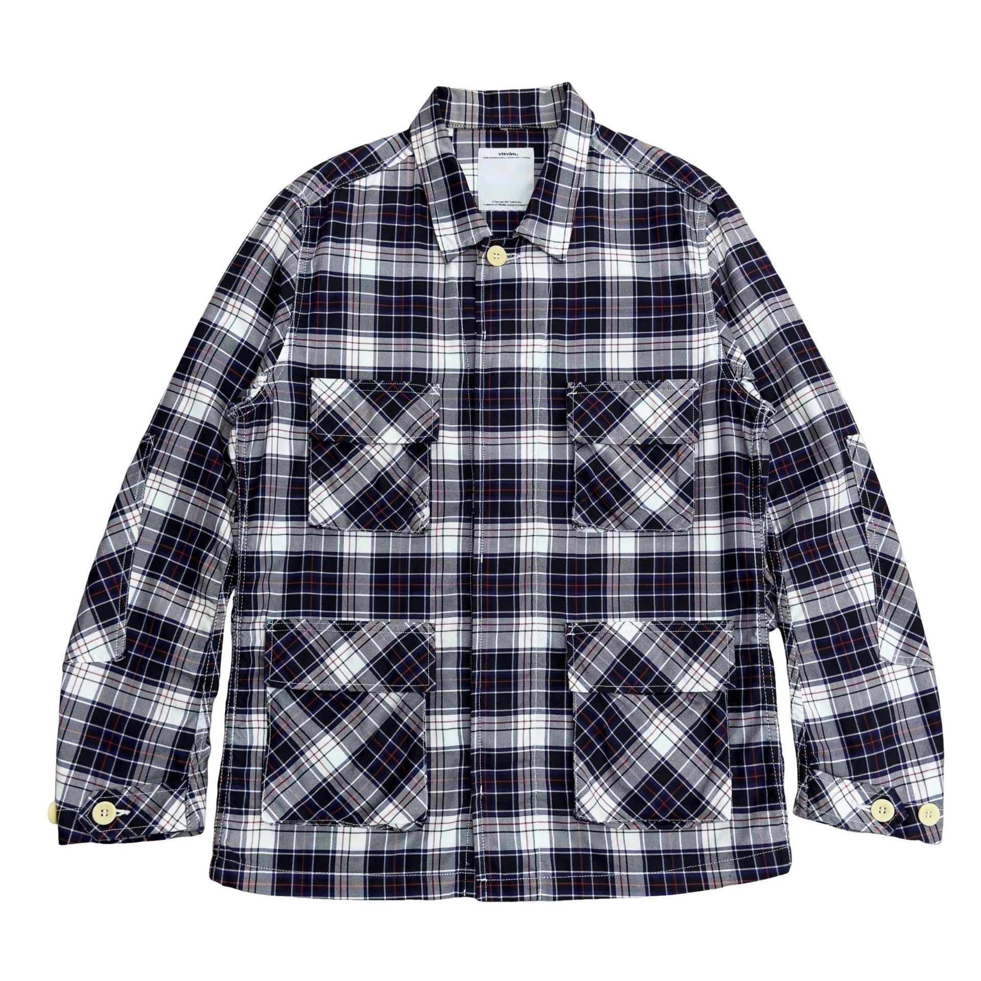 Visvim Visvim Plaid Four-Pocket Light Jacket Size M Size US M / EU 48-50 / 2 - 1 Thumbnail