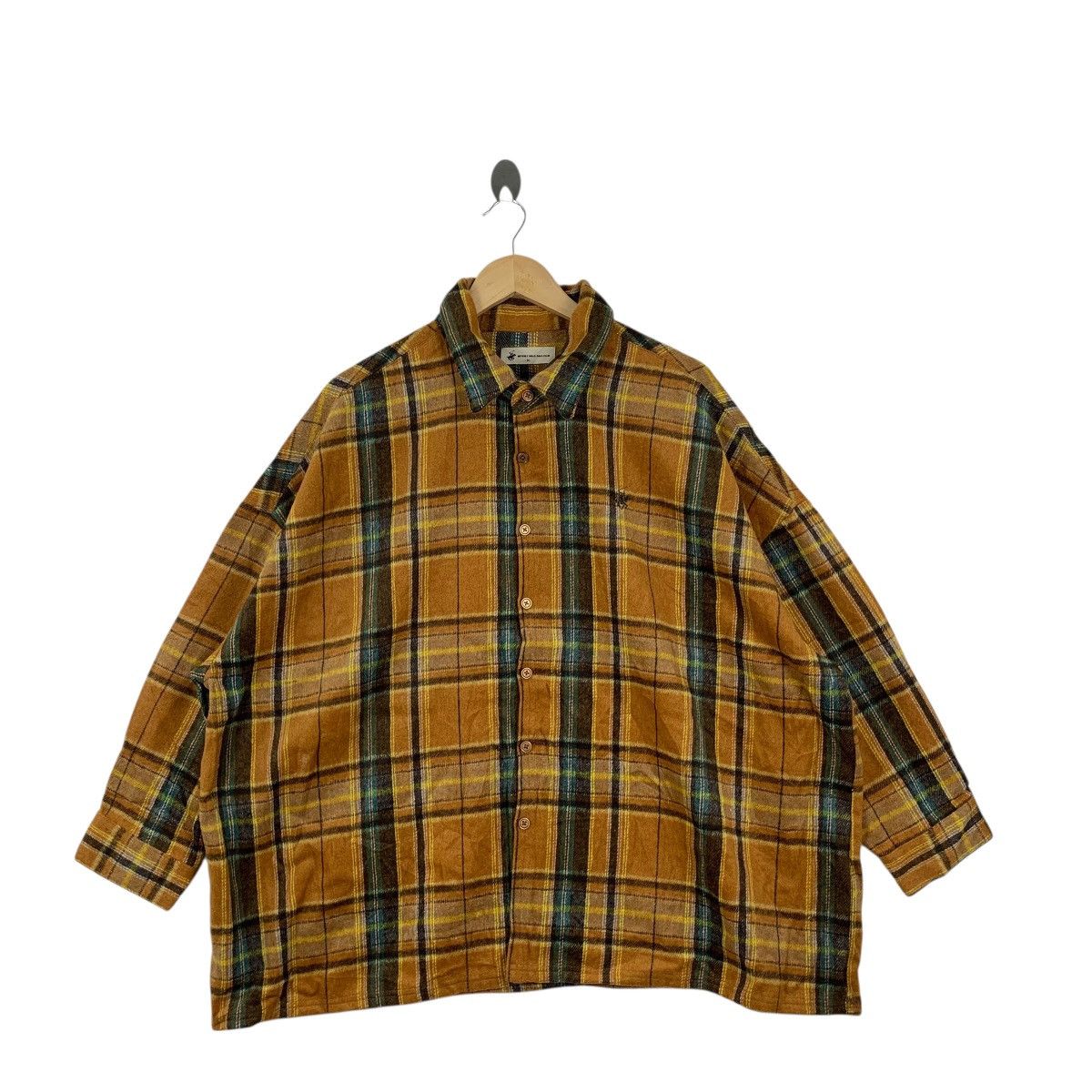 Beverly Hills Polo Club Vintage BEVERLY HILLS POLO CLUB Tartan Button Up Baggy Tee Size M / US 6-8 / IT 42-44 - 3 Thumbnail