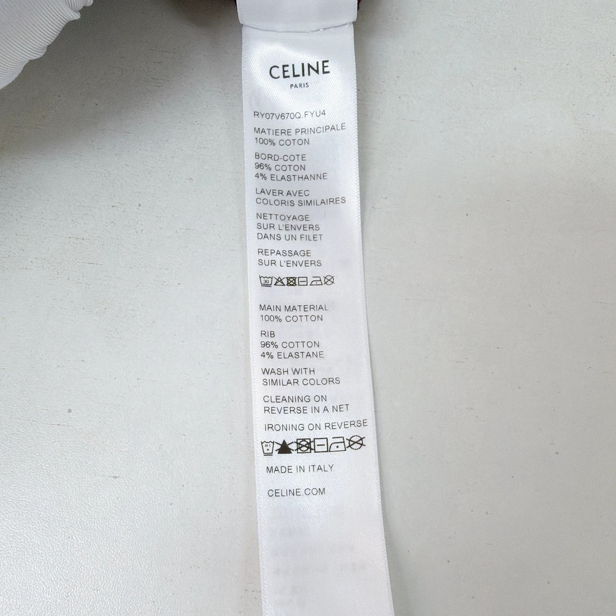 Celine Celine Red Hoodie M new with tags 4367 Size M / US 6-8 / IT 42-44 - 8 Thumbnail