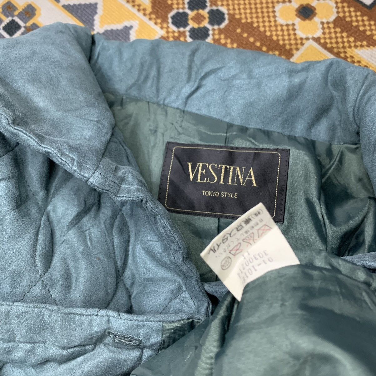 Japanese Brand × Vintage Vestina Overcoat Suede Long coat Jacket Size US XL / EU 56 / 4 - 6 Thumbnail
