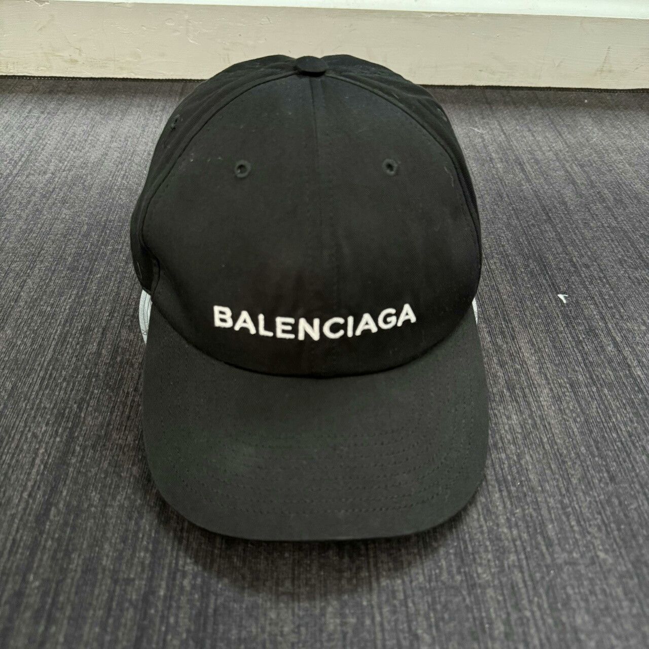 Balenciaga Balenciaga Black Logo Baseball Cap Size L Size ONE SIZE - 1 Thumbnail