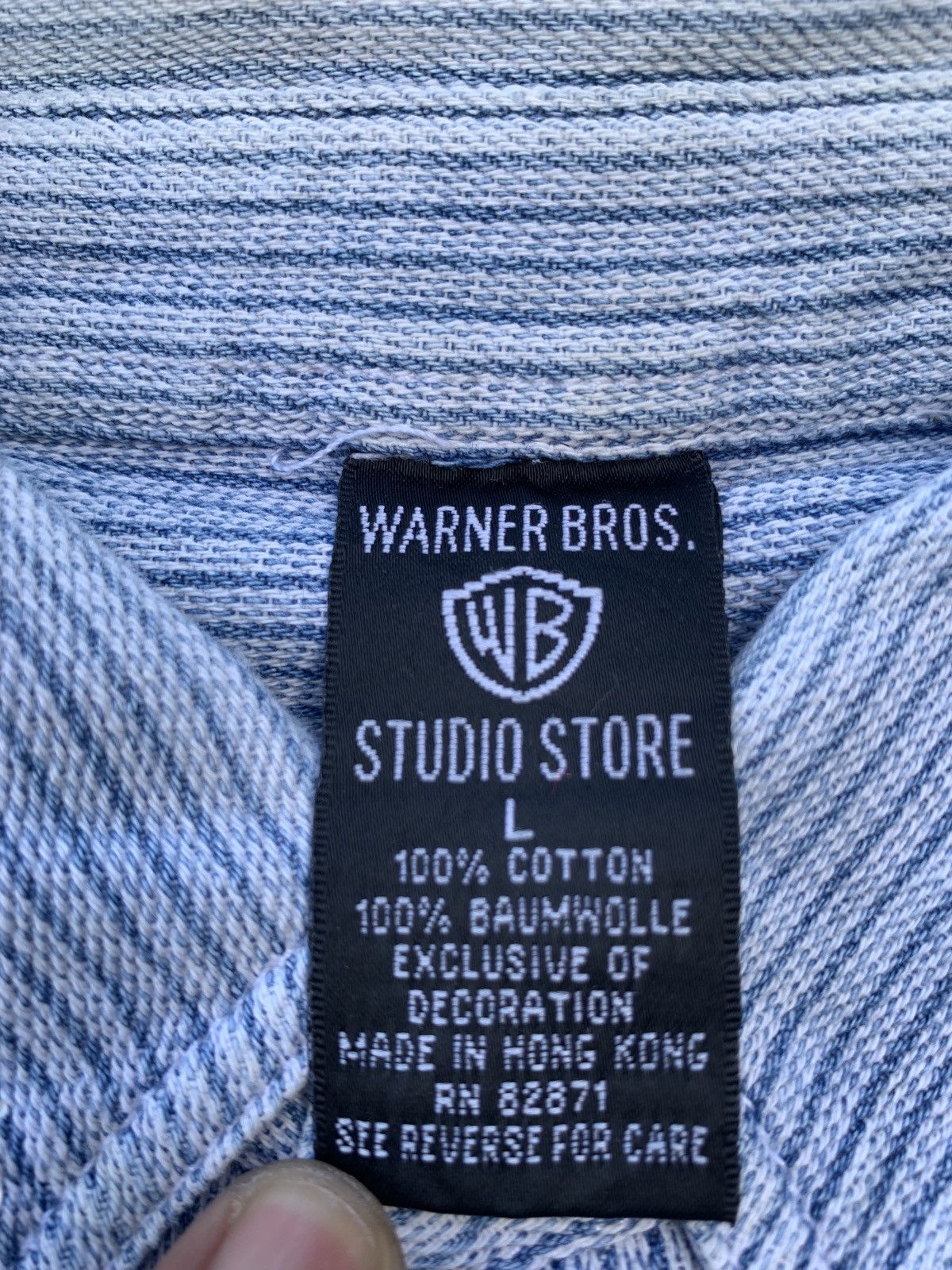 Warner Bros Vintage Warner Bros Button Down Shirt Embroidery Size US L / EU 52-54 / 3 - 10 Thumbnail