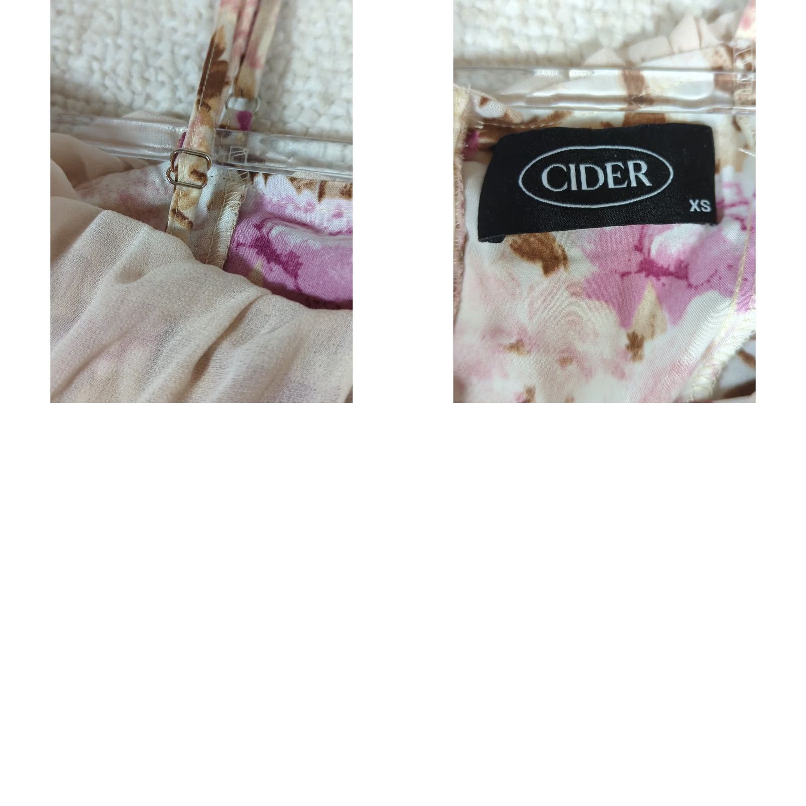 Cider Womens XS Mini Dress Off-Shoulder Corset Floral Medieval Renaissance Cottage Size XS / US 0-2 / IT 36-38 - 9 Thumbnail