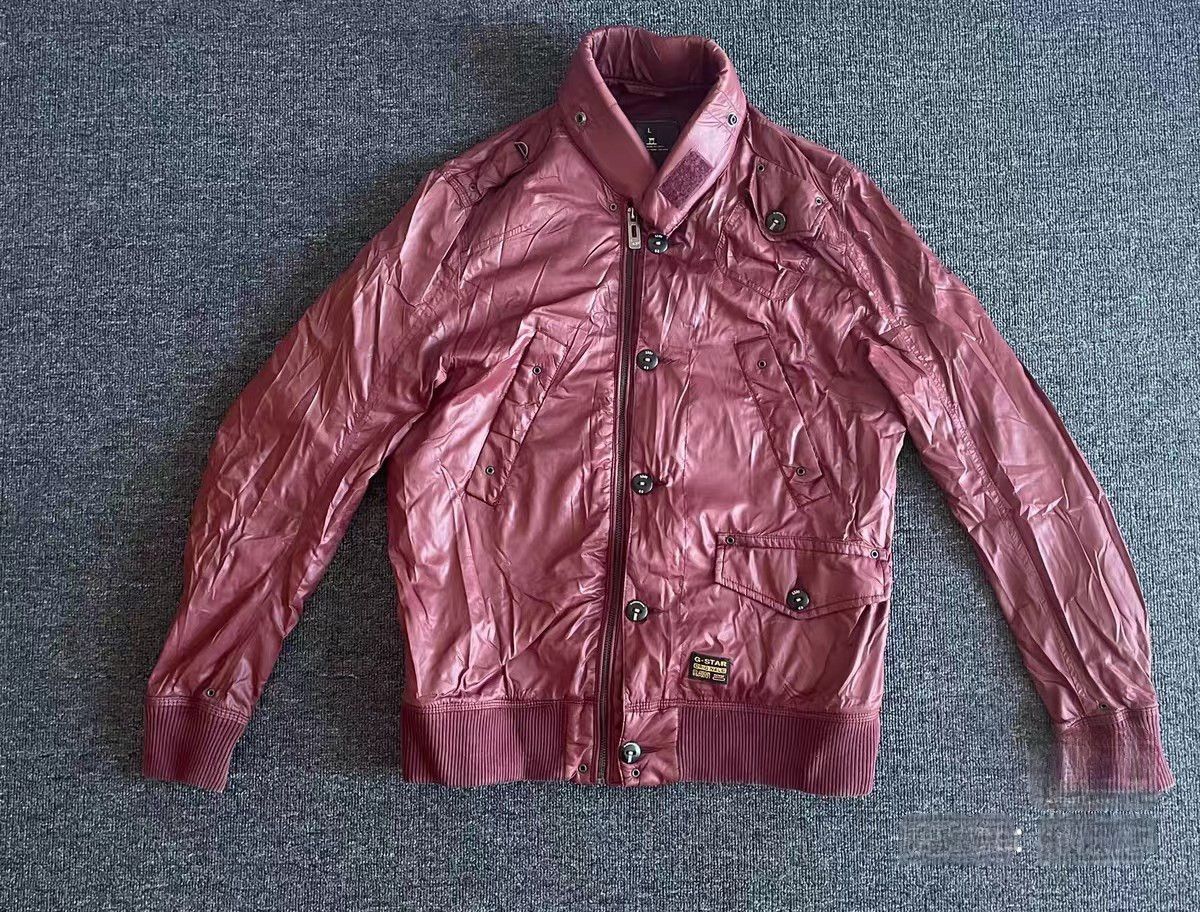 G-Star G-STAR RAW Men's Takeoff Red Jacket Size L Like M Size US L / EU 52-54 / 3 - 3 Thumbnail