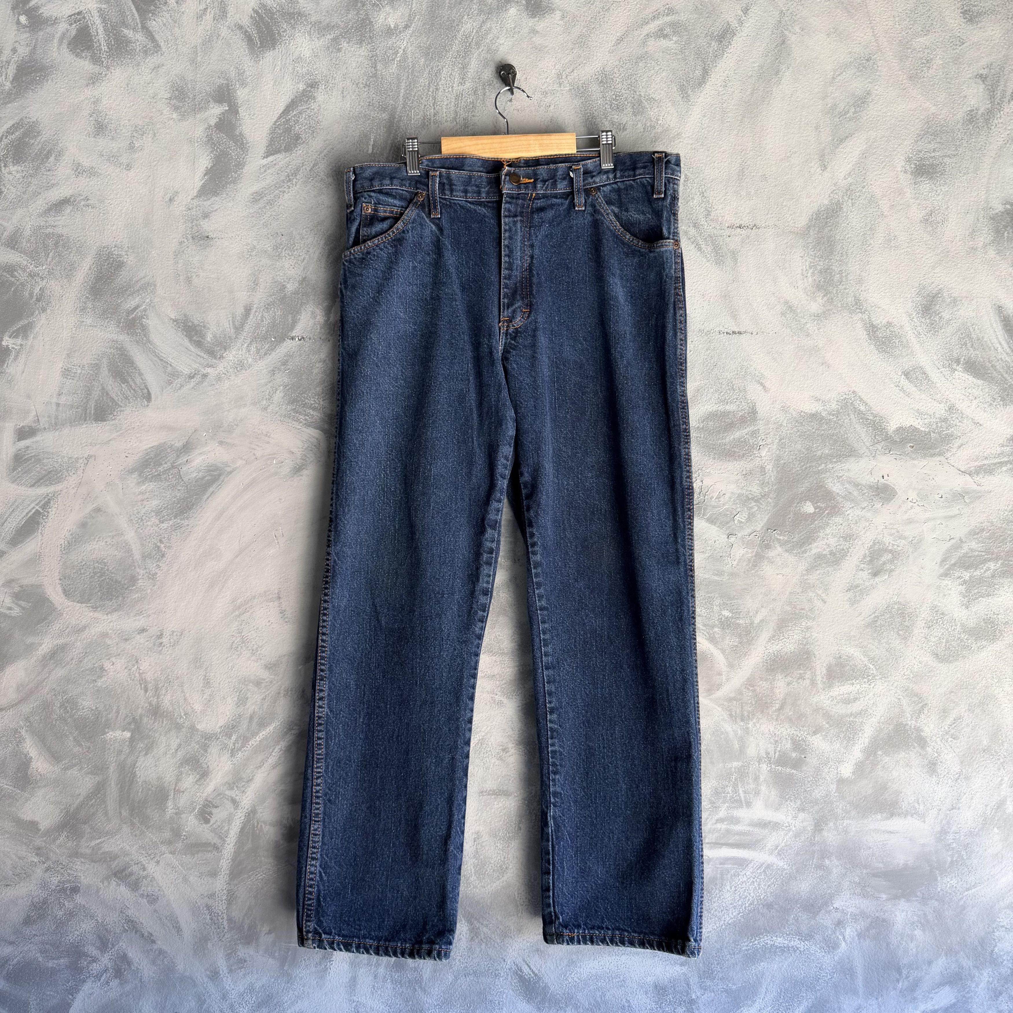 Dickies Vtg Dickies Carpenter Jeans Mens Dark Blue Streetwear Y2K Size US 36 / EU 52 - 3 Thumbnail