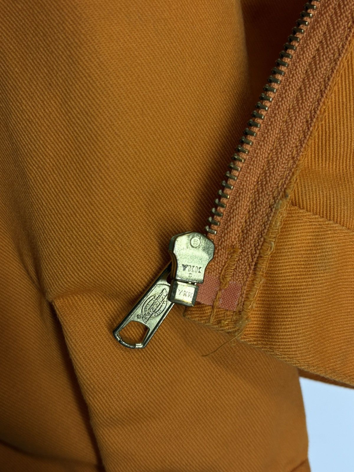 Dickies Vintage 90s Dickies Work Jacket Orange Cotton Size US L / EU 52-54 / 3 - 11 Thumbnail