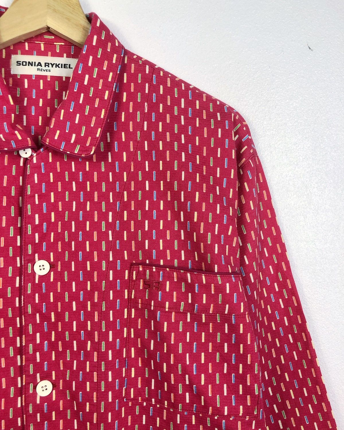 Sonia Rykiel × Vintage Rare Vintage Sonia Rykiel Reves Button Ups Tops Size M / US 6-8 / IT 42-44 - 3 Thumbnail